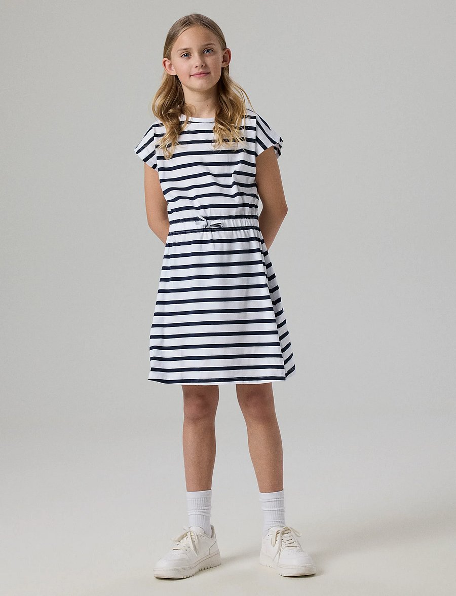 name it - NKFMIE SS DRESS NOOS - casual jurken met korte mouwen - dark sapphire - 0
