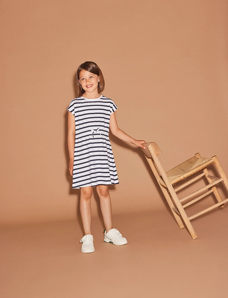 name it - NKFMIE SS DRESS NOOS - kortærmede hverdagskjoler - dark sapphire - 4
