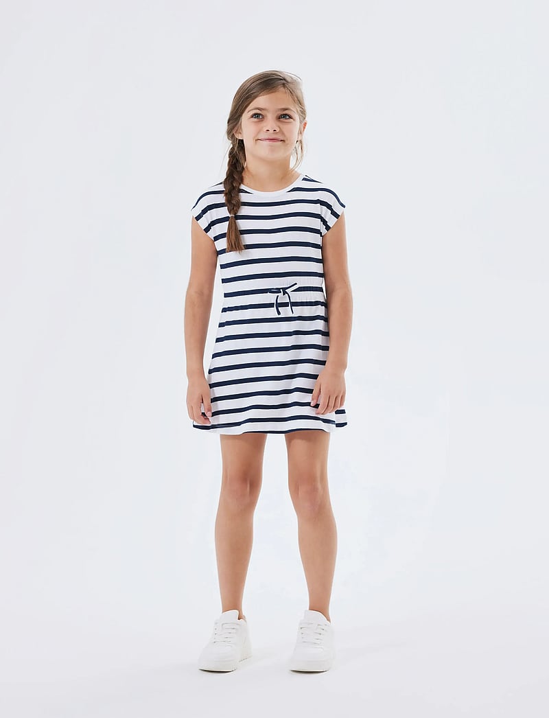 name it - NKFMIE SS DRESS NOOS - kortærmede hverdagskjoler - dark sapphire - 5