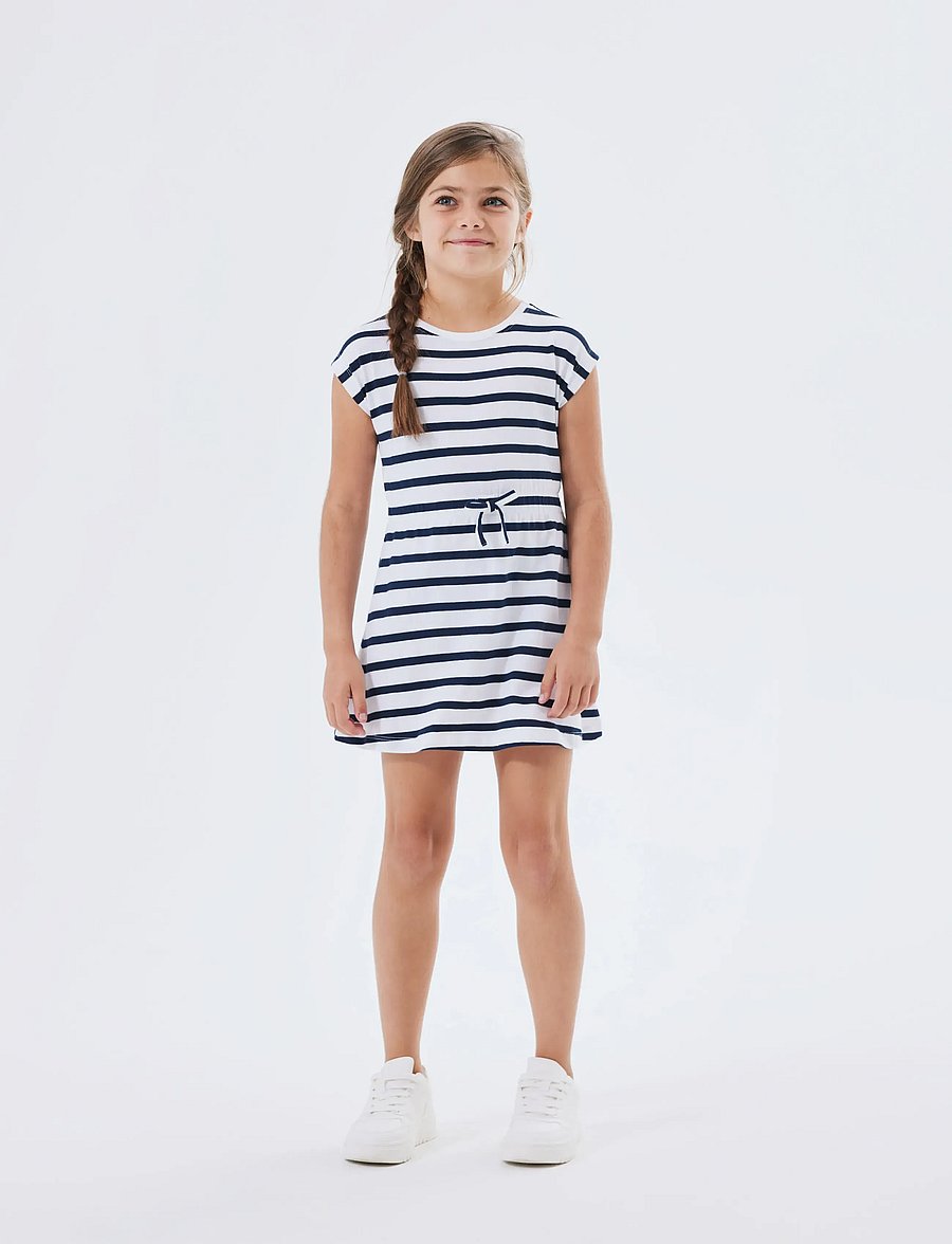 name it - NKFMIE SS DRESS NOOS - kortærmede hverdagskjoler - dark sapphire - 5