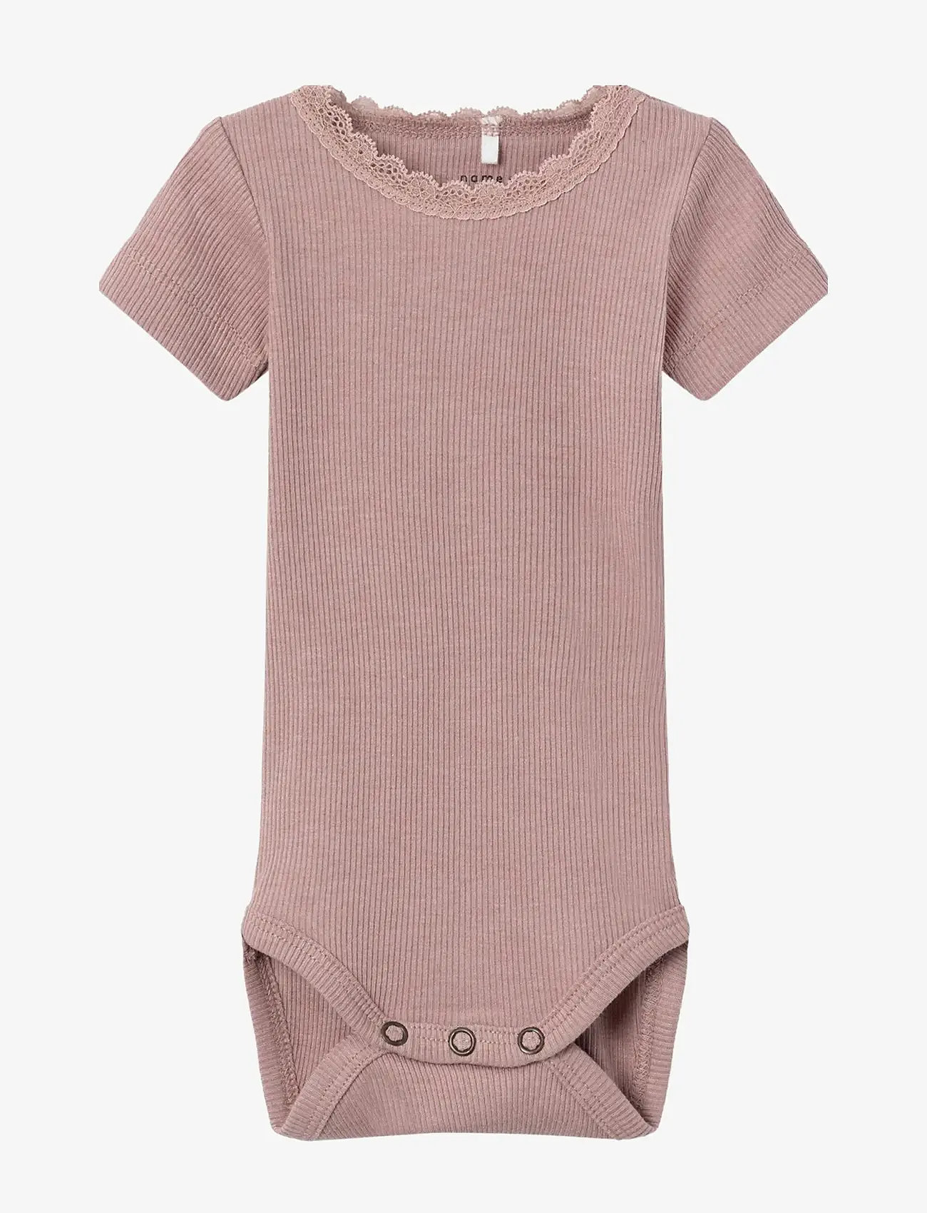 name it - NBFKAB SS BODY NOOS - lyhythihaiset bodyt - deauville mauve - 1
