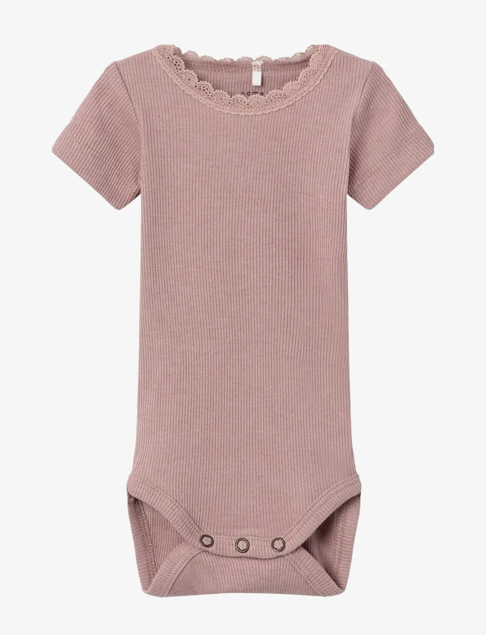 name it - NBFKAB SS BODY NOOS - lühikeste varrukatega bodid - deauville mauve - 1