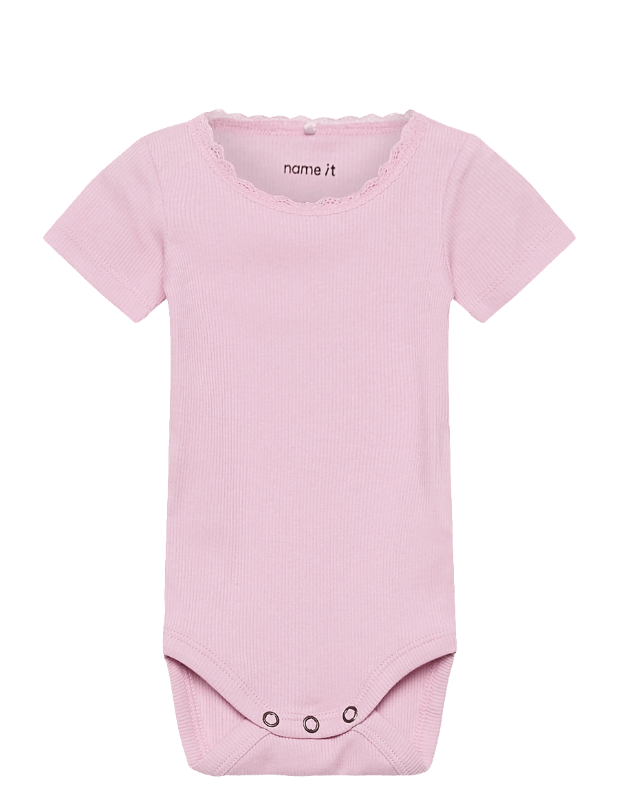 name it - NBFKAB SS BODY NOOS - kurzärmelige bodys - fragrant lilac - 0