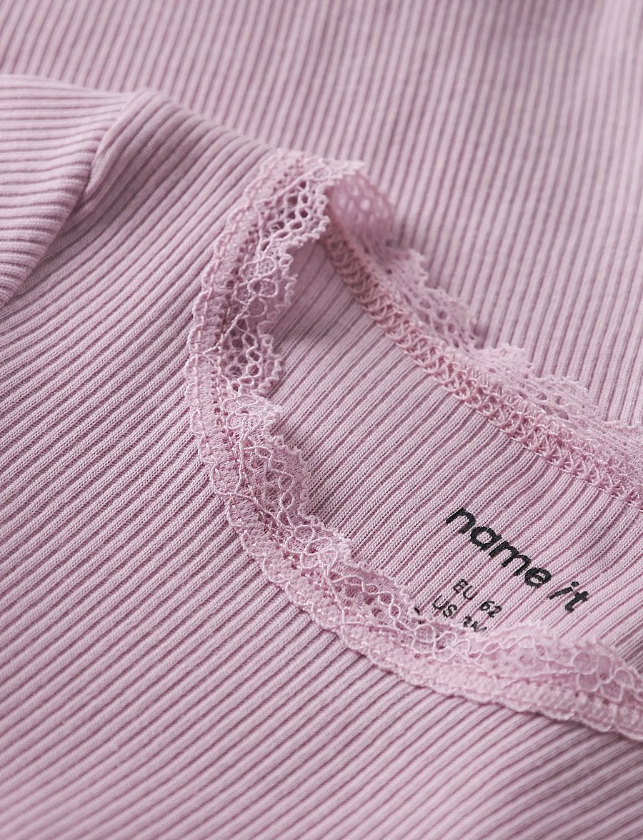 name it - NBFKAB SS BODY NOOS - kurzärmelige bodys - fragrant lilac - 2