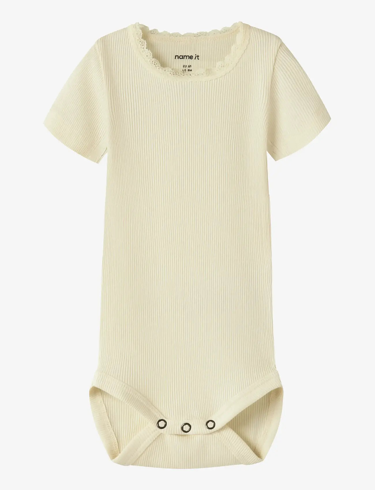 name it - NBFKAB SS BODY NOOS - kortærmede bodyer - pear sorbet - 0