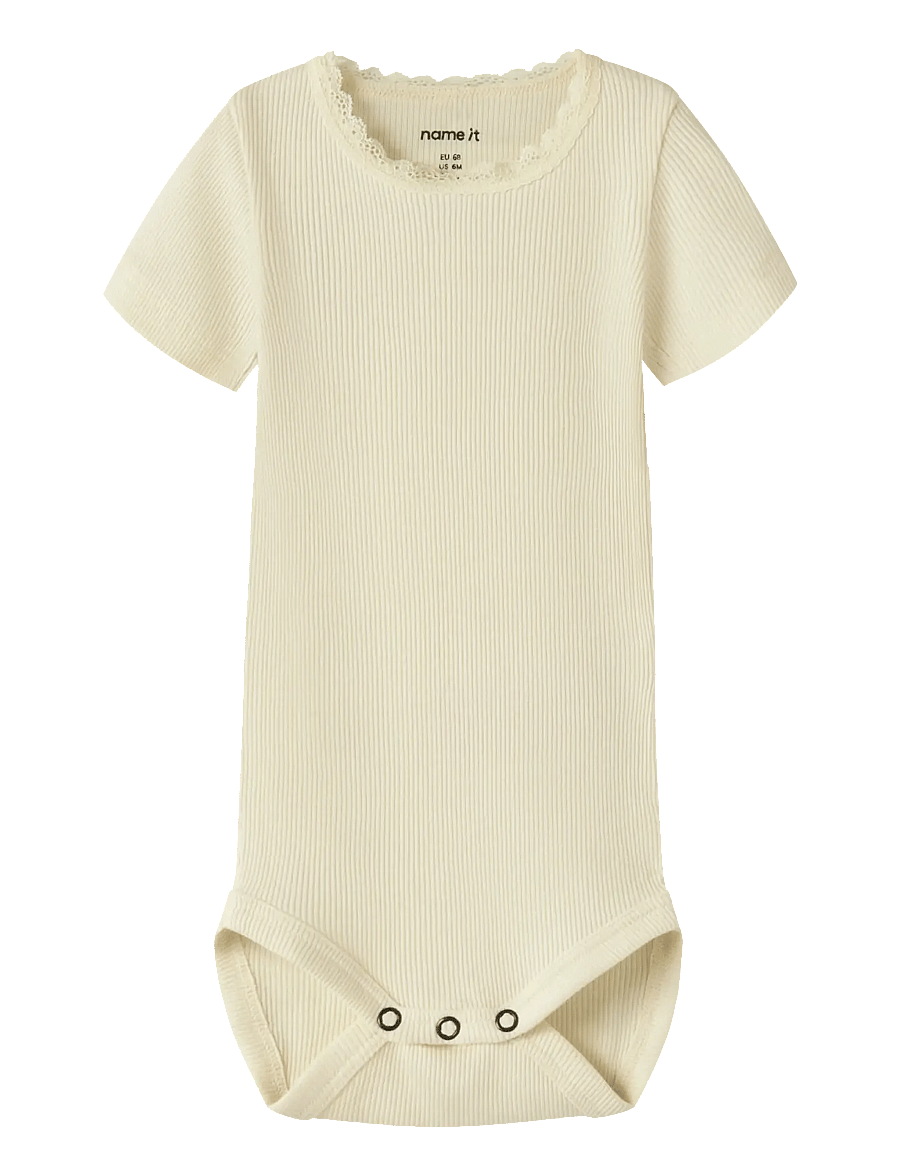 name it - NBFKAB SS BODY NOOS - lühikeste varrukatega bodid - pear sorbet - 0
