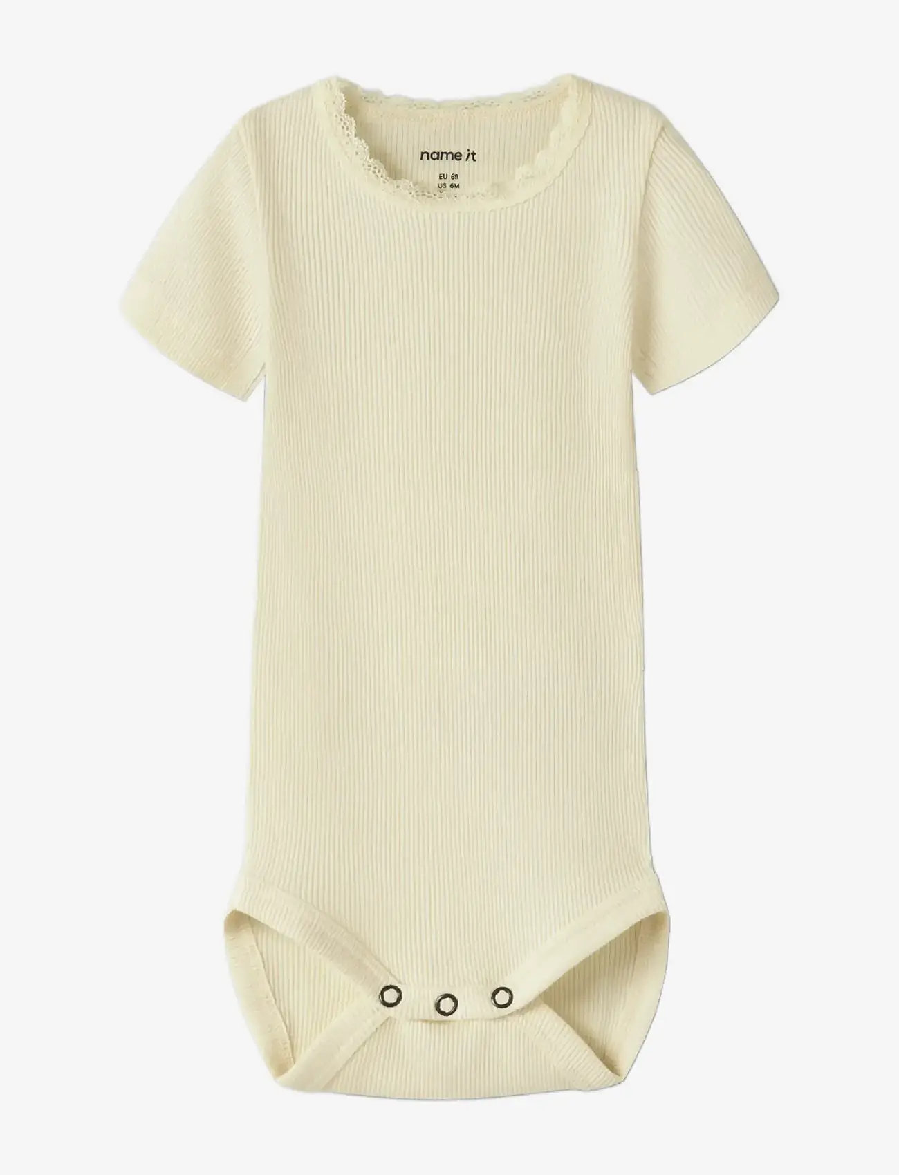 name it - NBFKAB SS BODY NOOS - kortærmede bodyer - pear sorbet - 2