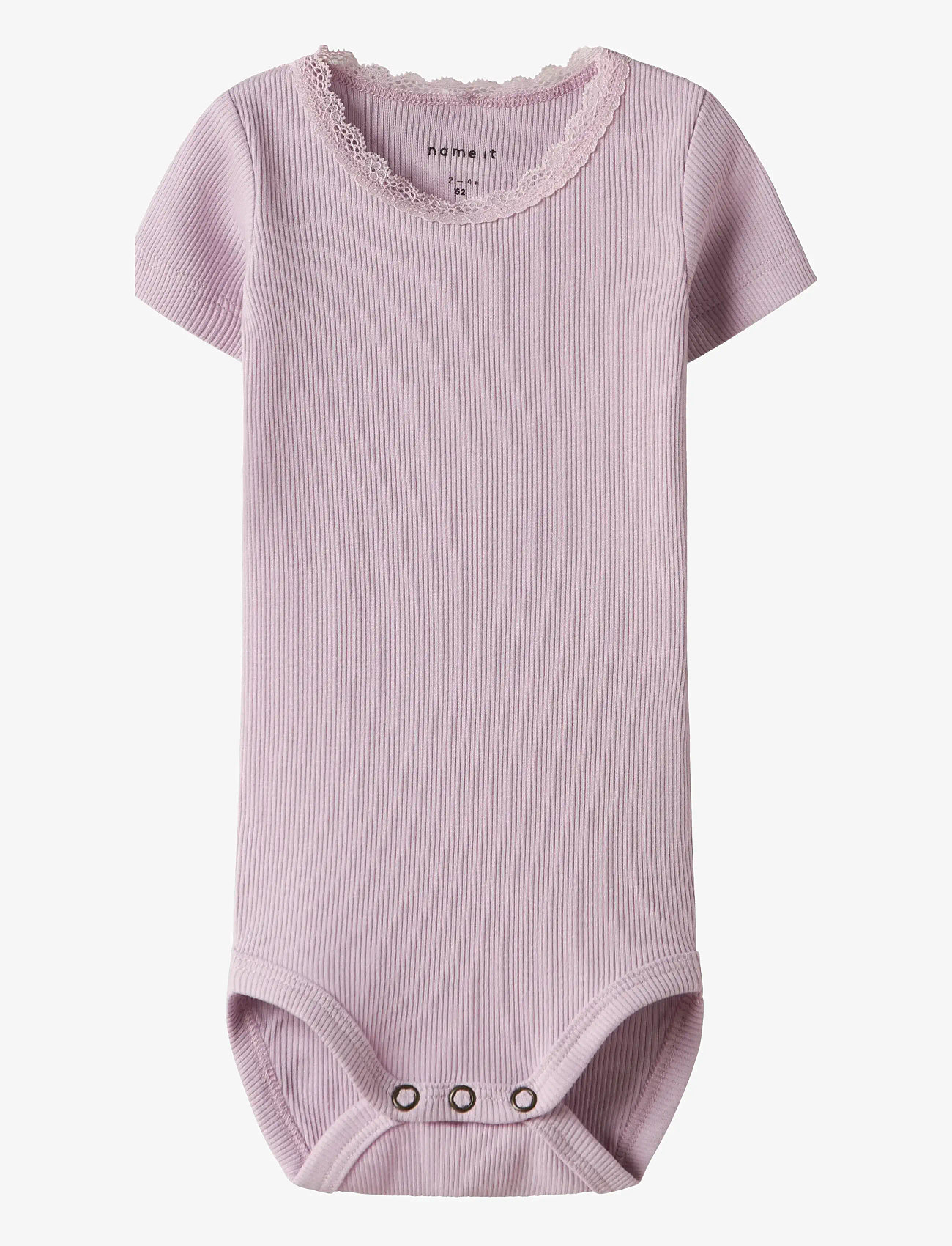 name it - NBFKAB SS BODY NOOS - kortærmede bodyer - winsome orchid - 0