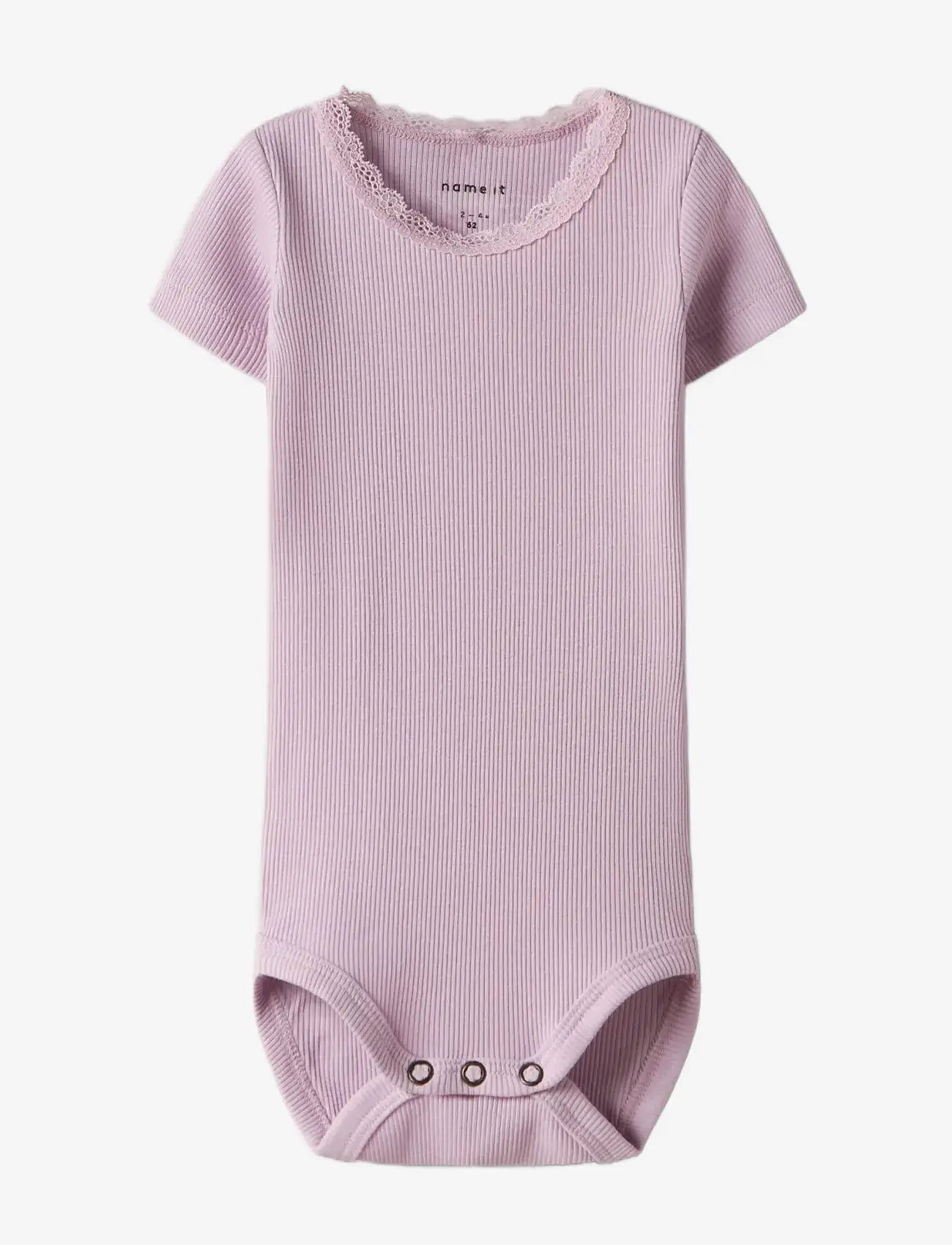 name it - NBFKAB SS BODY NOOS - kortærmede bodyer - winsome orchid - 2