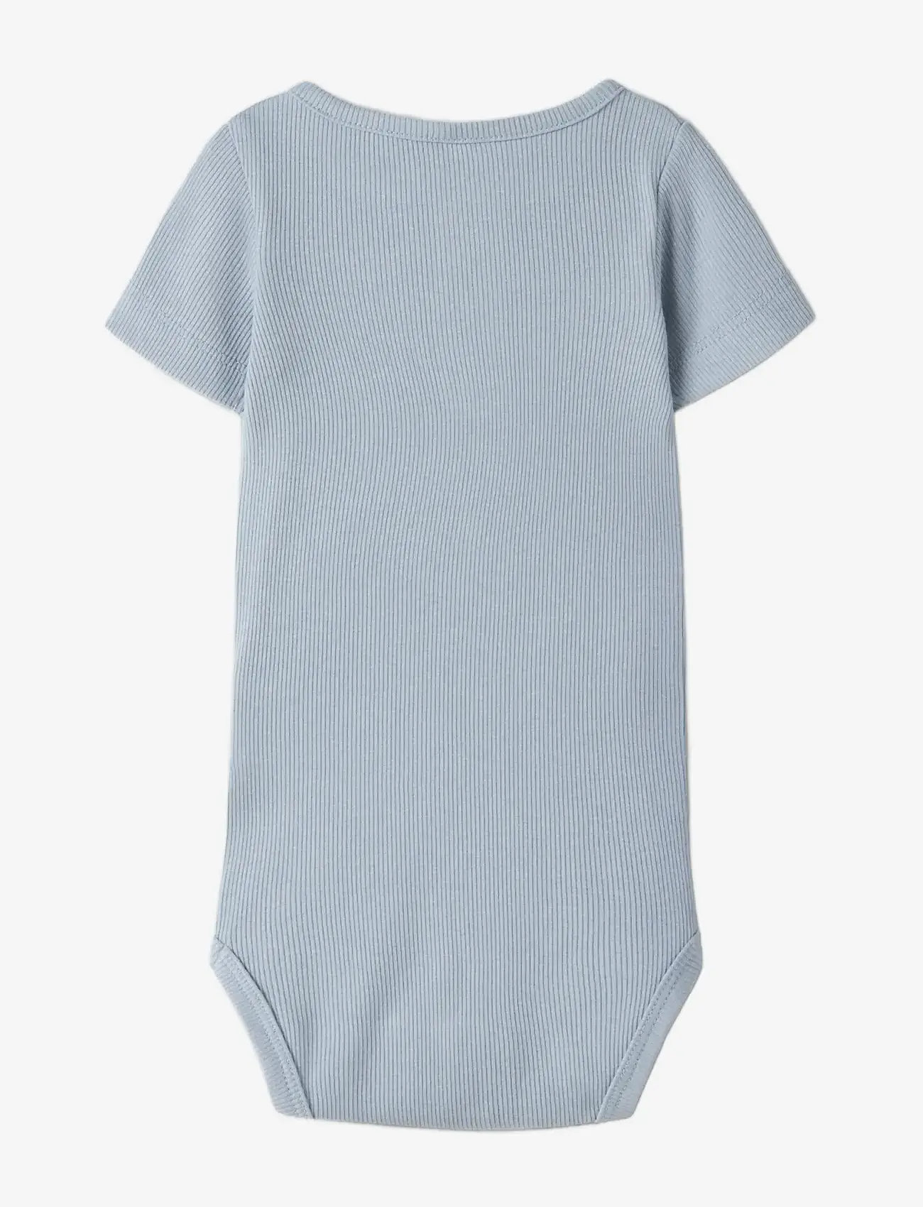 name it - NBMKAB SS BODY NOOS - smėlinukai trumpomis rankovėmis - blue fog - 1