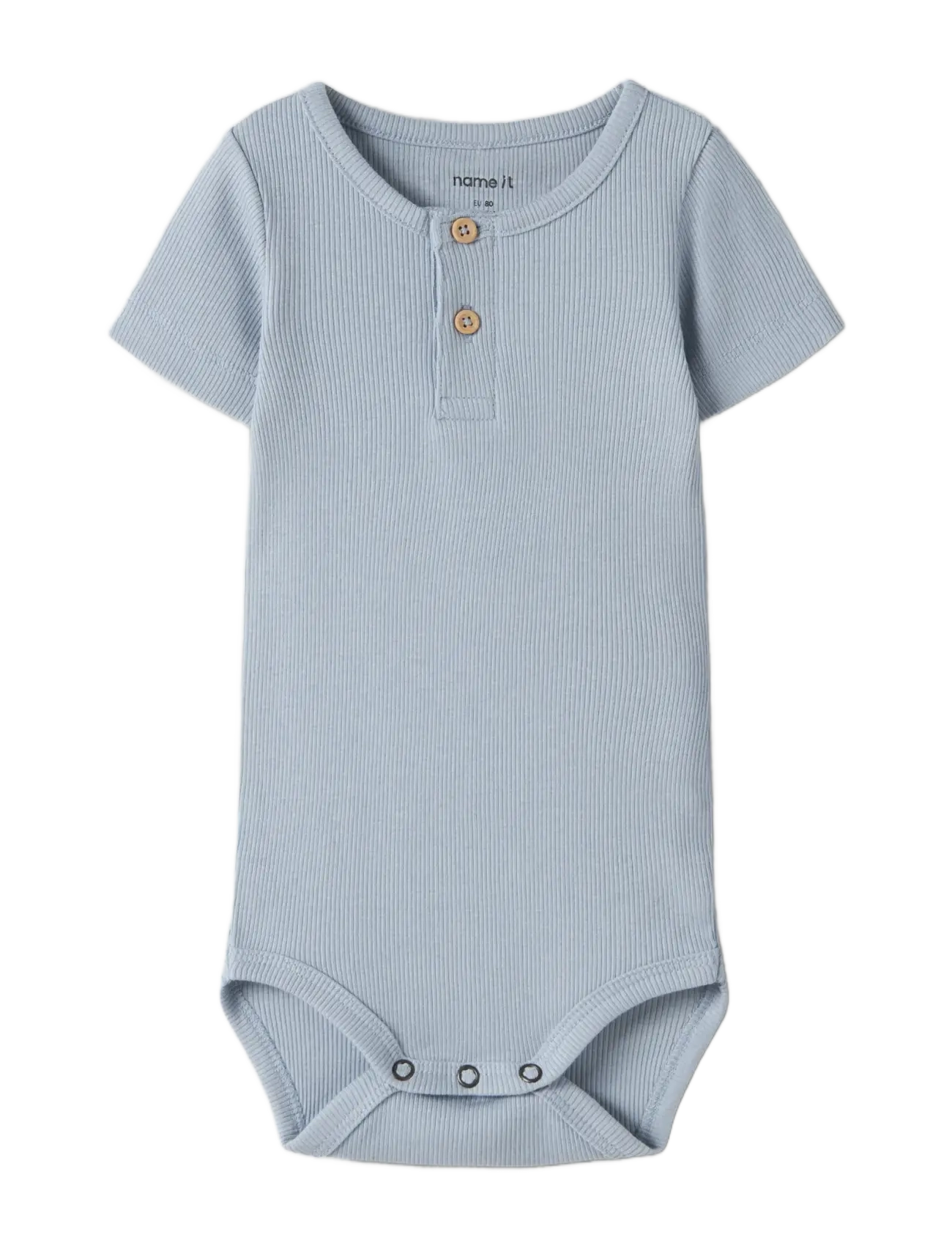 name it - NBMKAB SS BODY NOOS - kortärmade bodies - blue fog - 2