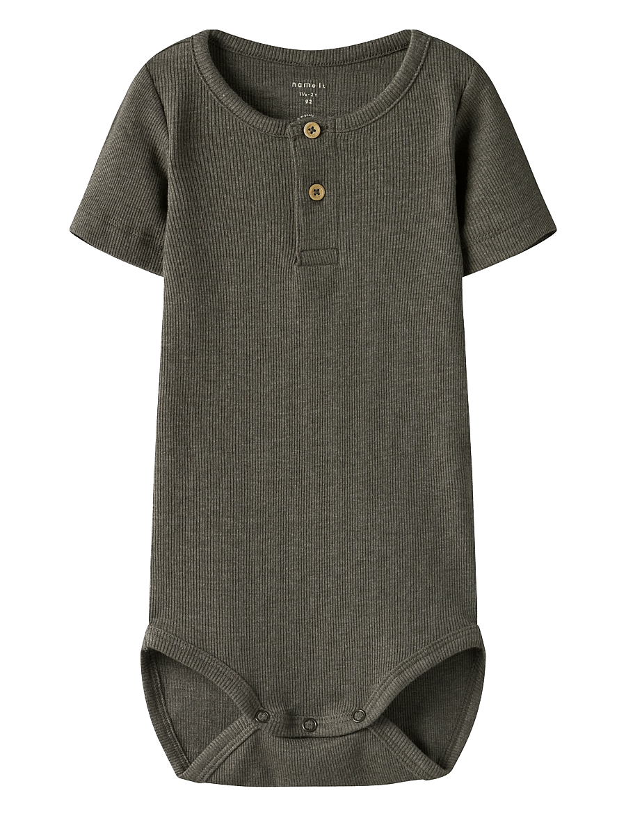 name it - NBMKAB SS BODY NOOS - kurzärmelige bodys - bungee cord - 0