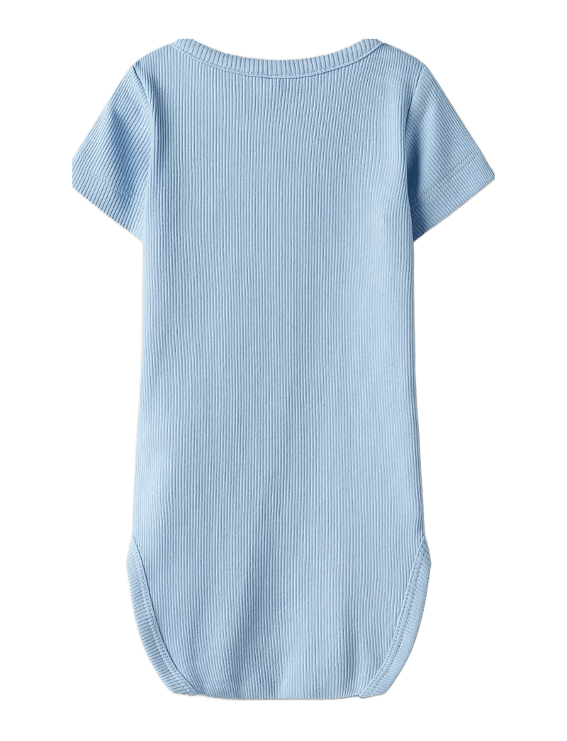 name it - NBMKAB SS BODY NOOS - kurzärmelige bodys - chambray blue - 2