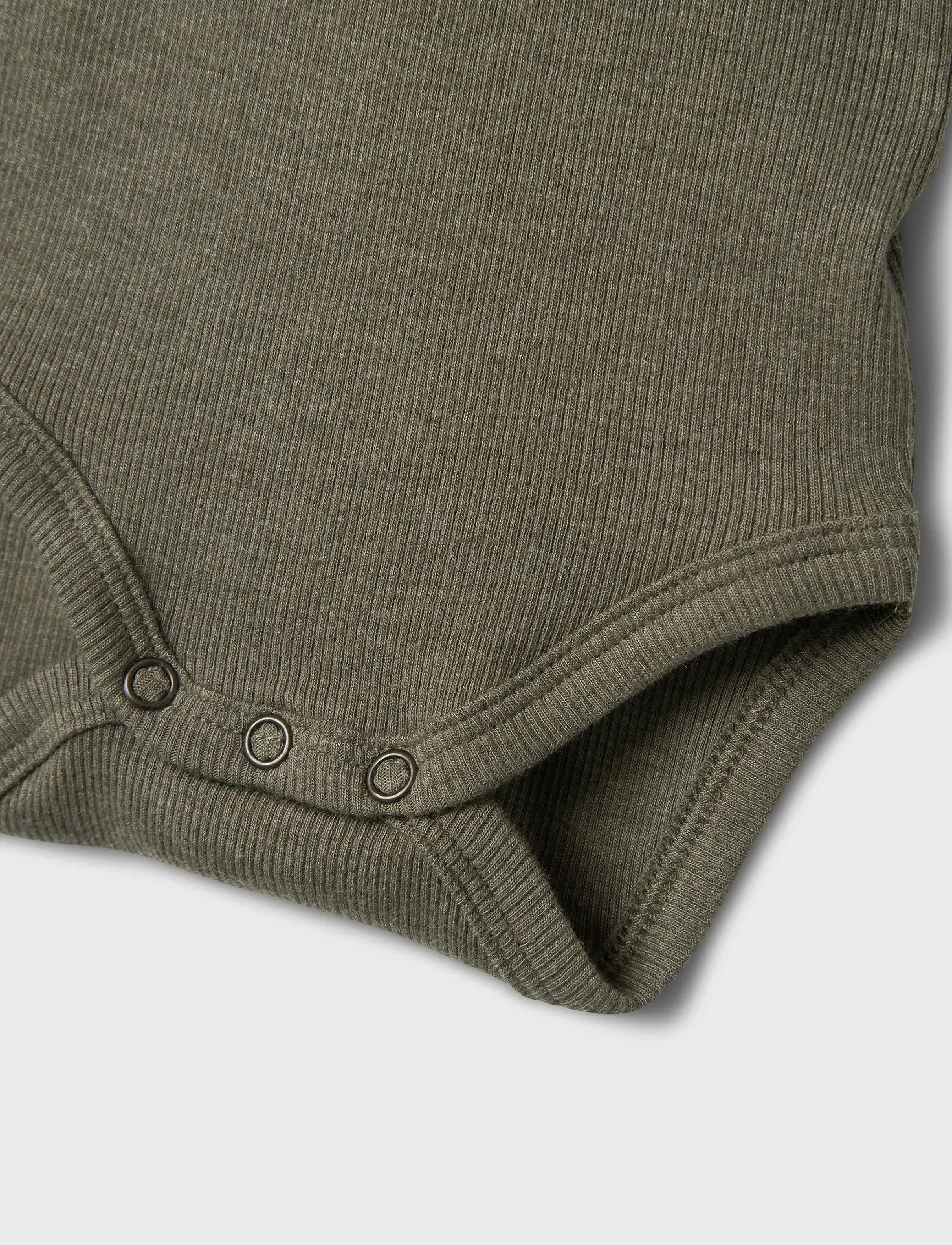 name it - NBMKAB SS BODY NOOS - kurzärmelige bodys - dusty olive - 2