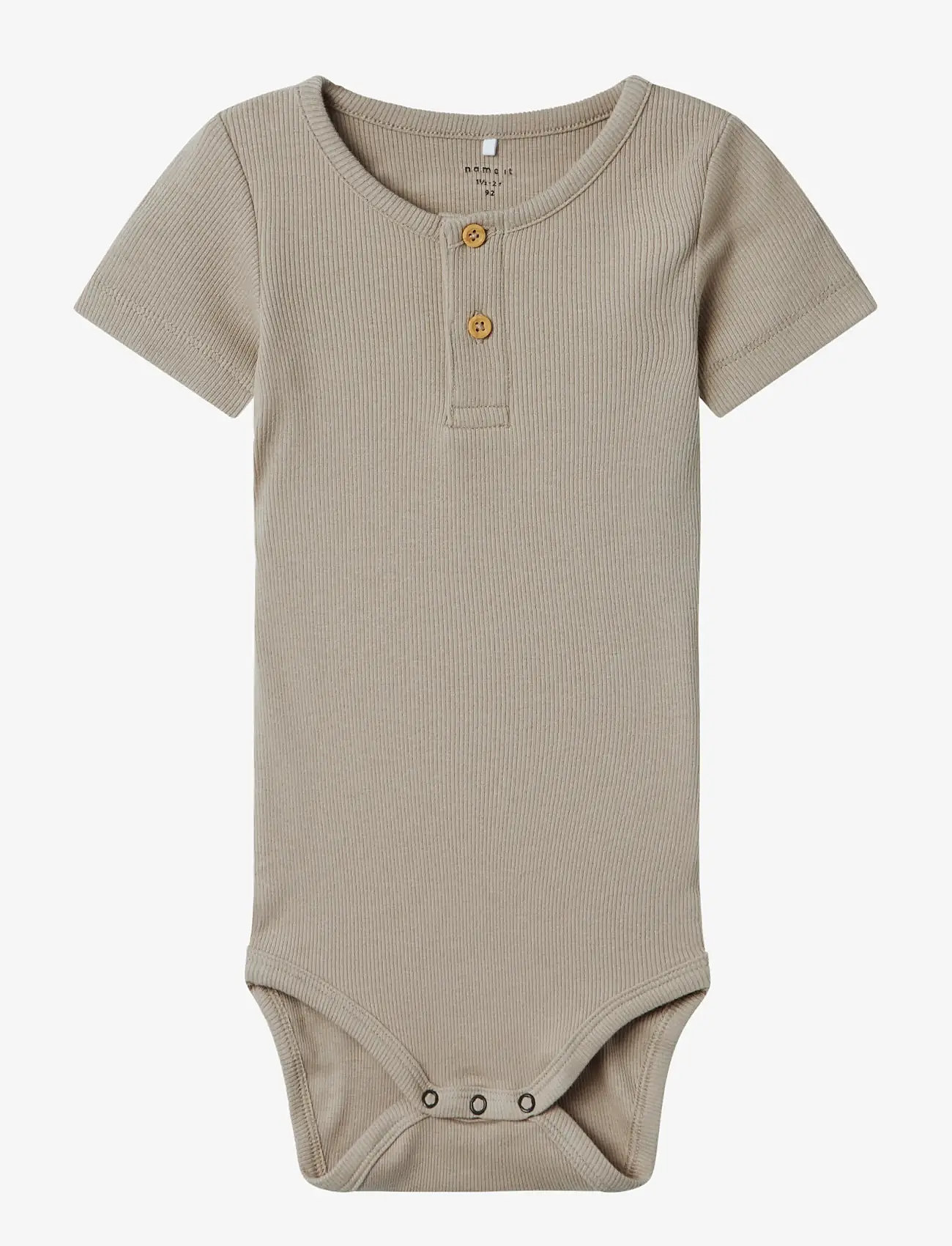 name it - NBMKAB SS BODY NOOS - kortærmede bodyer - pure cashmere - 0