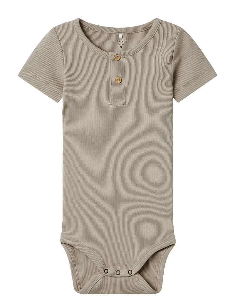 name it - NBMKAB SS BODY NOOS - kurzärmelige bodys - pure cashmere - 0