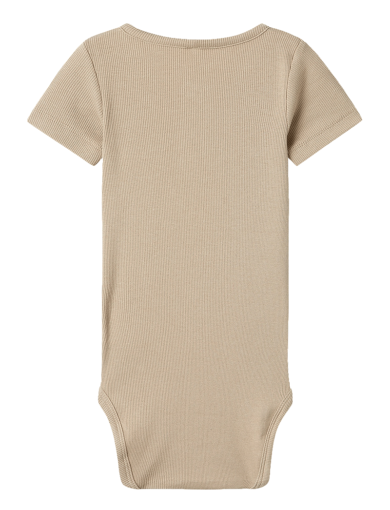 name it - NBMKAB SS BODY NOOS - kurzärmelige bodys - pure cashmere - 1