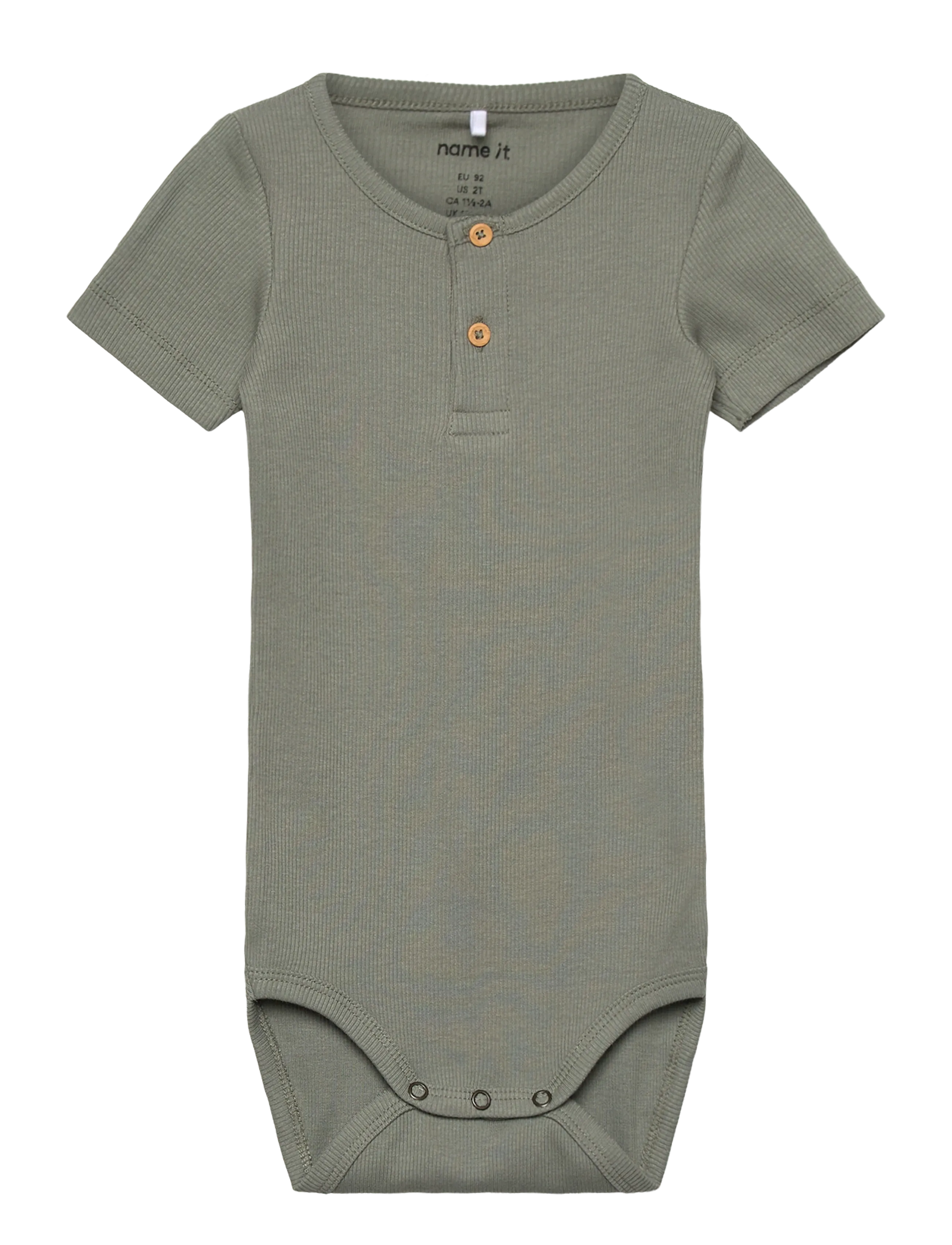 NAME IT Nbmkab Ss Body Noos Khaki - 56 - Kinder