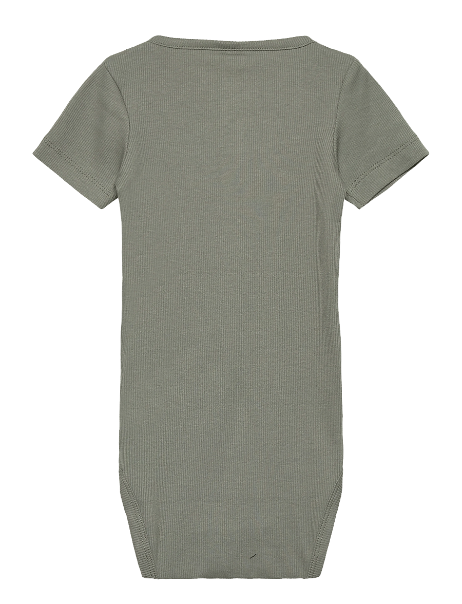 name it - NBMKAB SS BODY NOOS - kurzärmelige bodys - shadow - 1