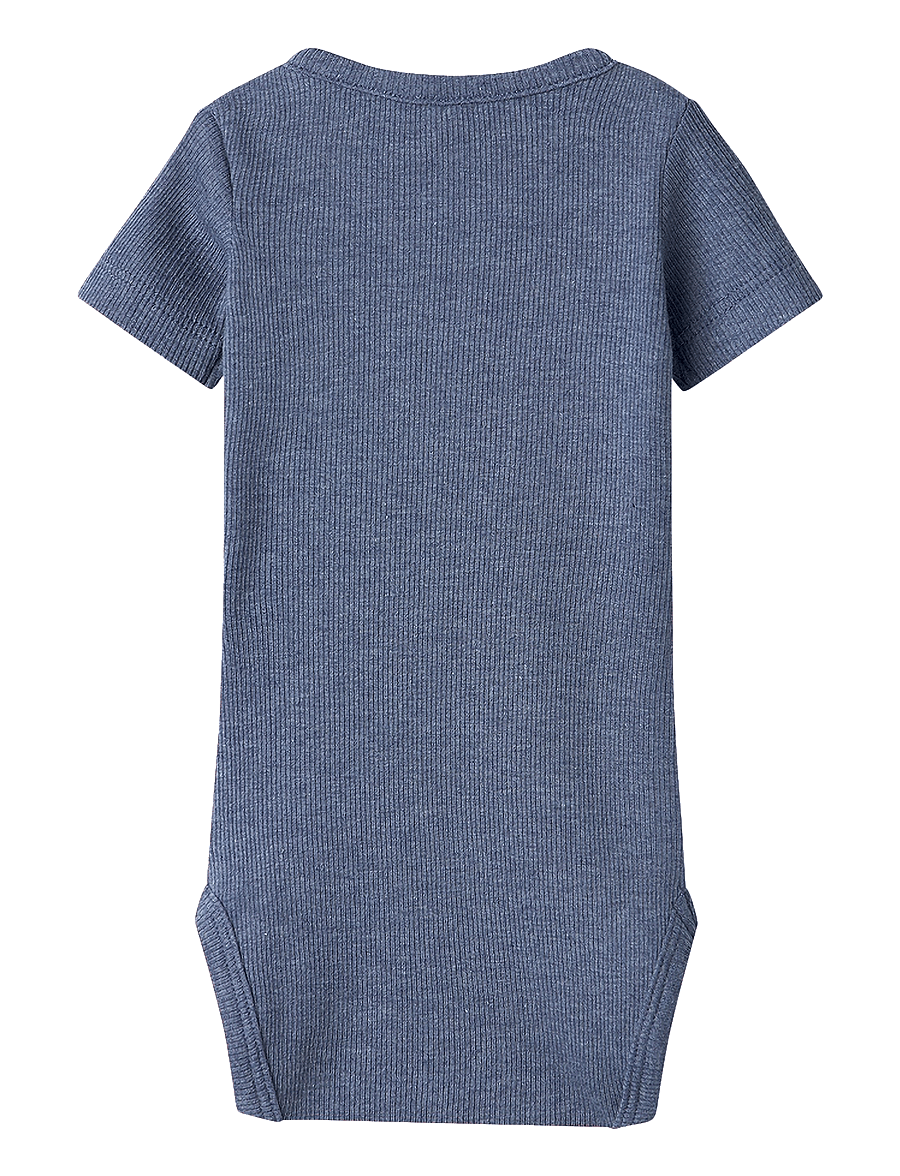 name it - NBMKAB SS BODY NOOS - kurzärmelige bodys - troposphere - 1