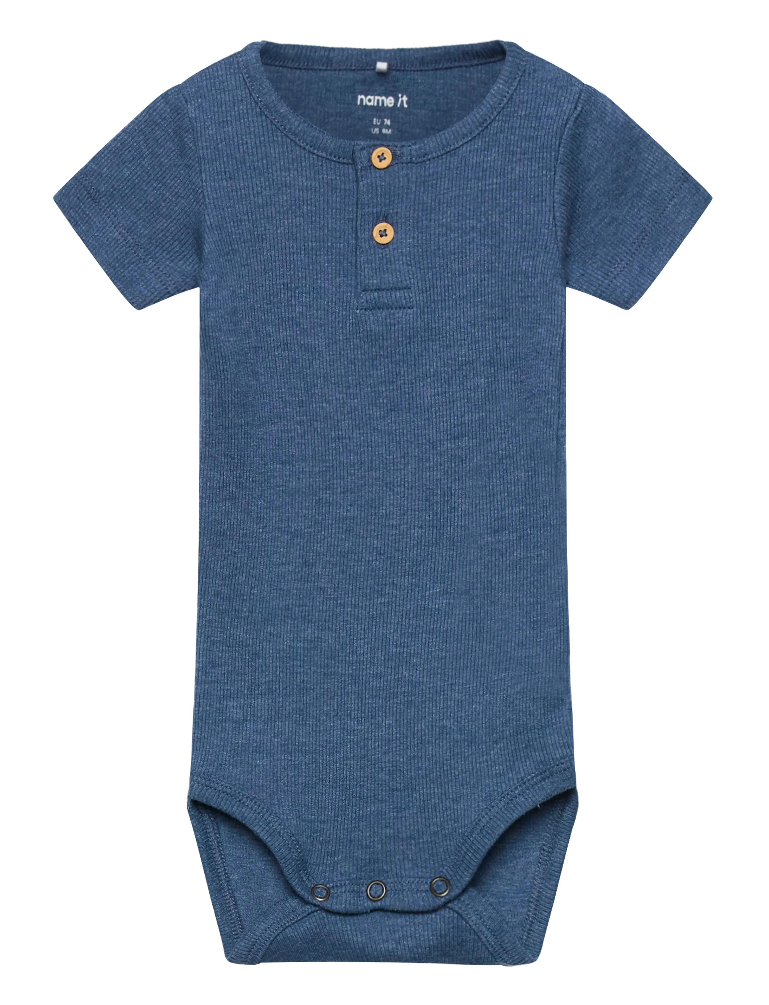 name it NBMKAB SS BODY NOOS - Kläder - VINTAGE INDIGO / blue