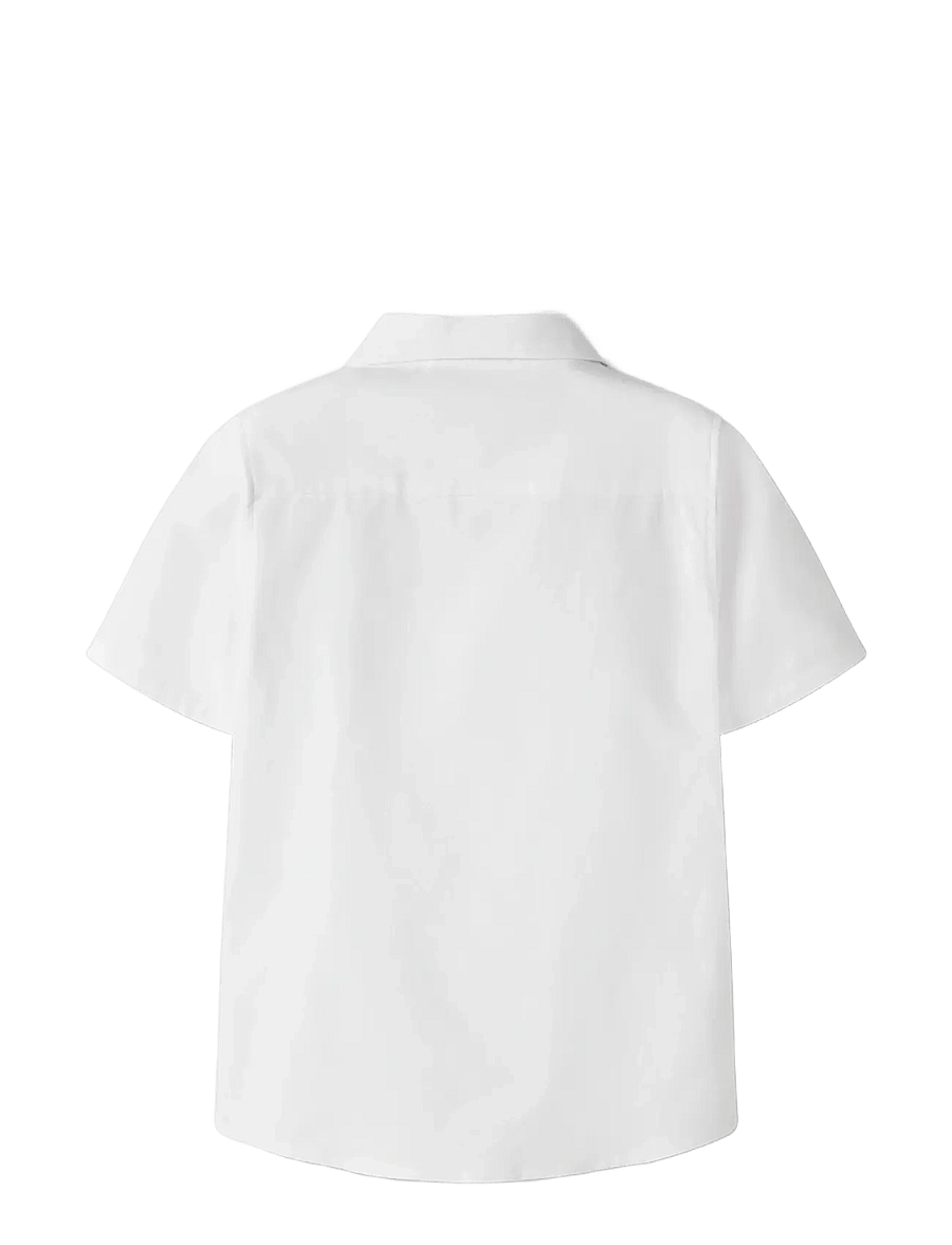 name it - NKMNEWSA SS SHIRT NOOS - chemises à manches courtes - bright white - 1