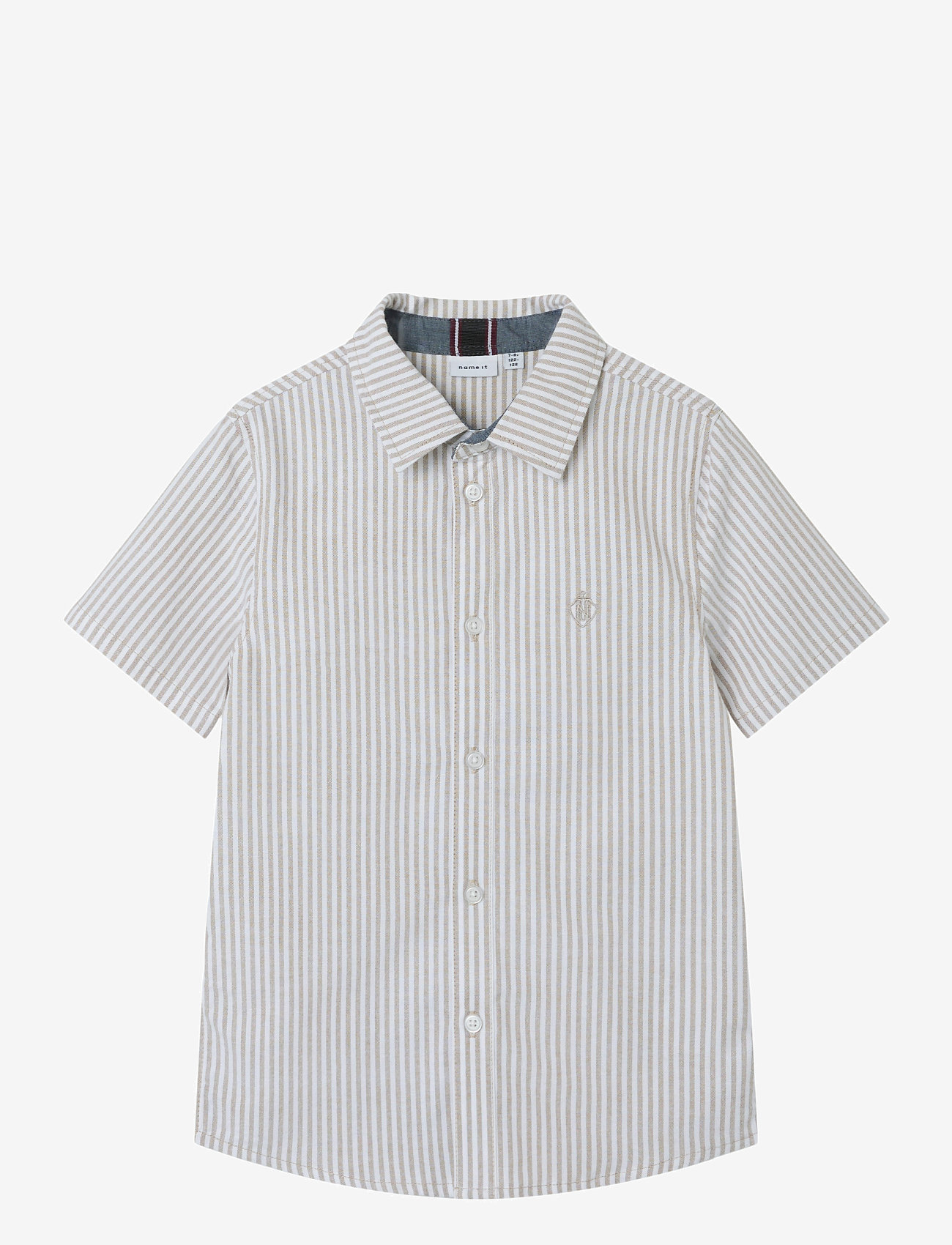 name it - NKMNEWSA SS SHIRT NOOS - kortärmade skjortor - pure cashmere - 0