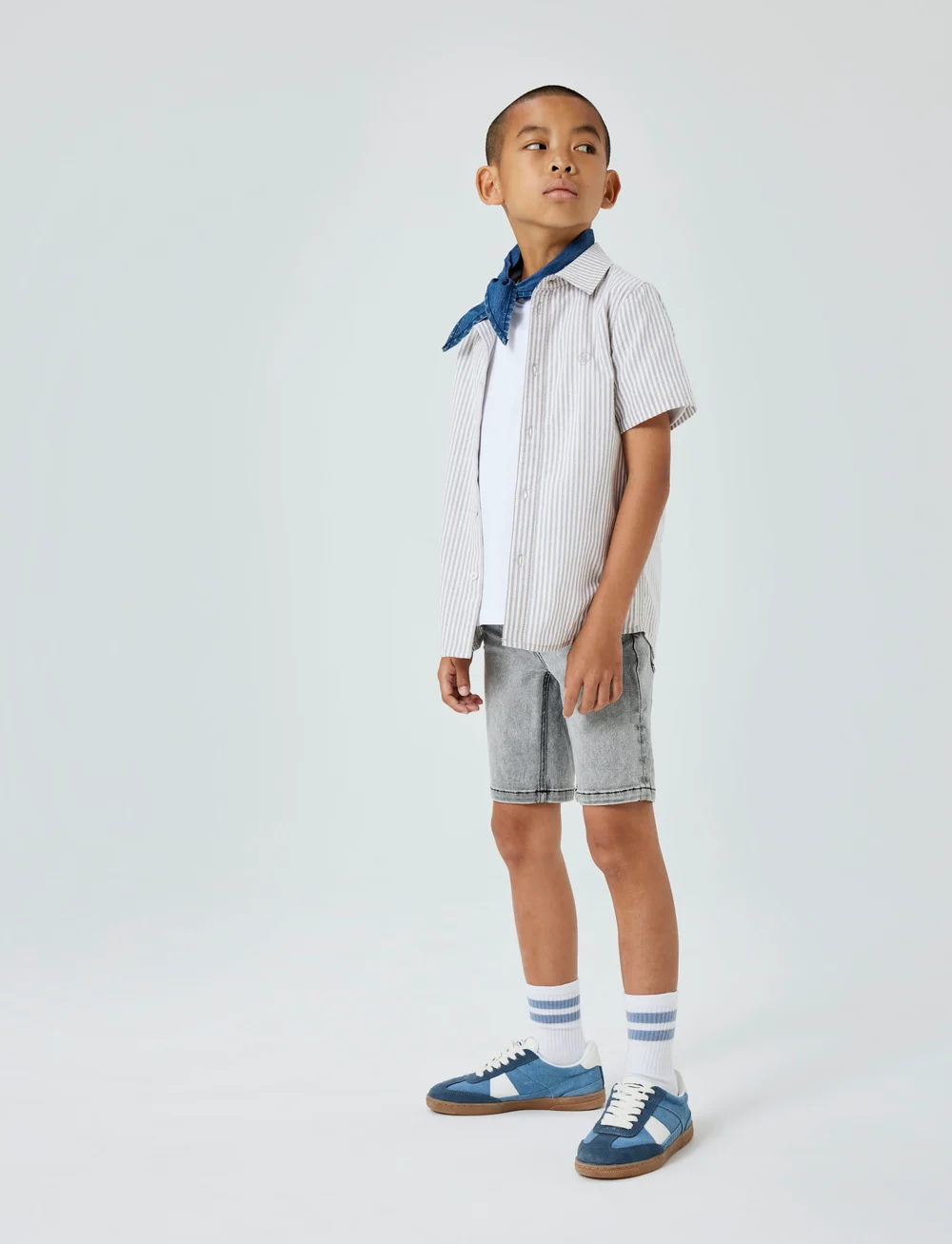 name it - NKMNEWSA SS SHIRT NOOS - kurzärmlige hemden - pure cashmere - 2