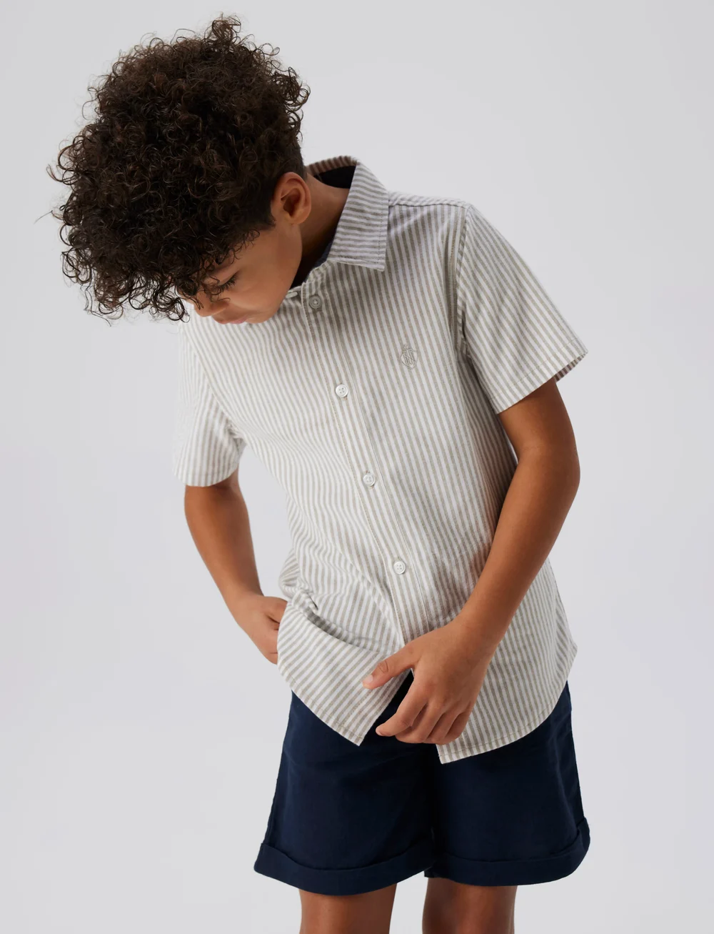 name it - NKMNEWSA SS SHIRT NOOS - kurzärmlige hemden - pure cashmere - 3