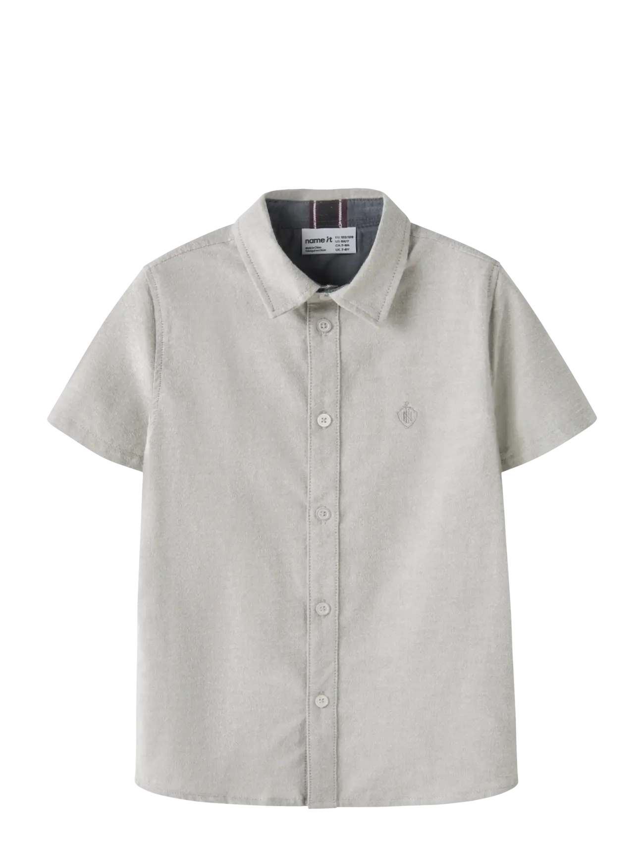 NAME IT Nkmnewsa Ss Shirt Noos Grau - 92 - Kinder
