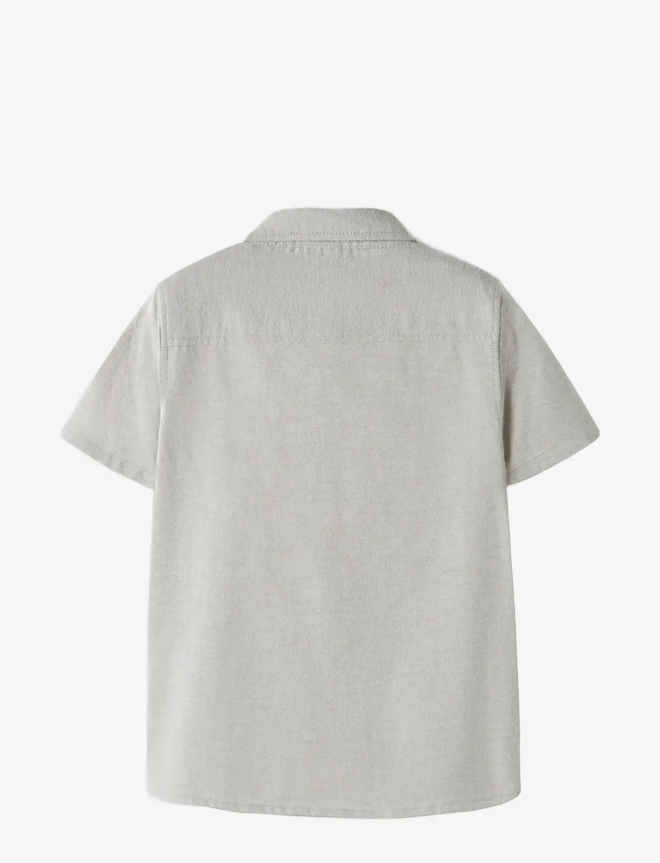 name it - NKMNEWSA SS SHIRT NOOS - kortærmede skjorter - shadow - 1