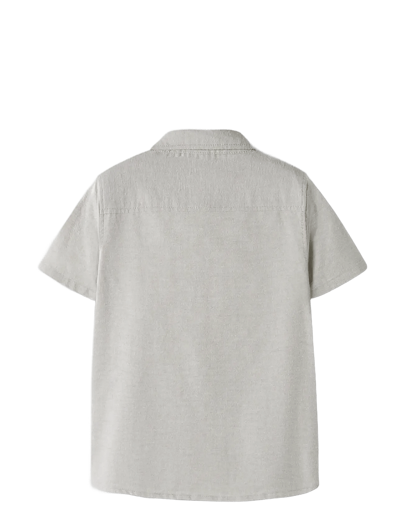 name it - NKMNEWSA SS SHIRT NOOS - kortærmede skjorter - shadow - 1