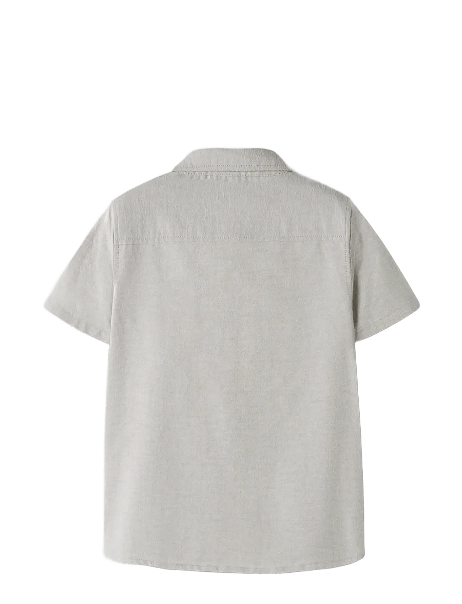 name it - NKMNEWSA SS SHIRT NOOS - kortærmede skjorter - shadow - 1