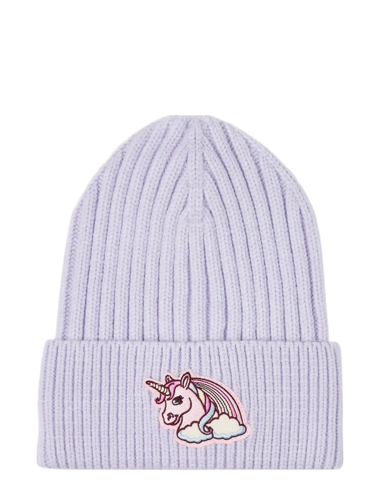 NMNMIKI KNIT BEANIE - THISTLE