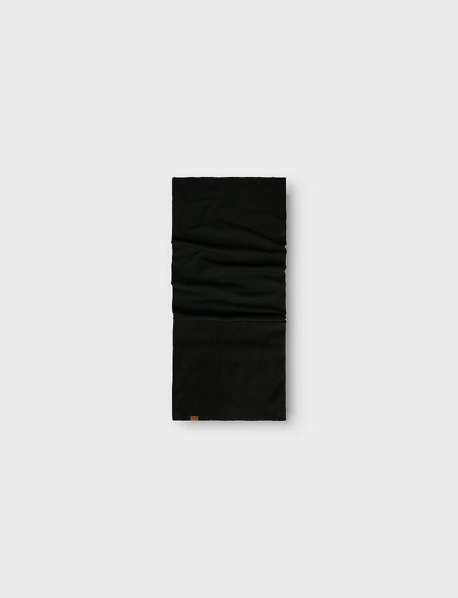 name it - NKNMUB TUBE W FLEECE 7FO - halswärmer - black - 0
