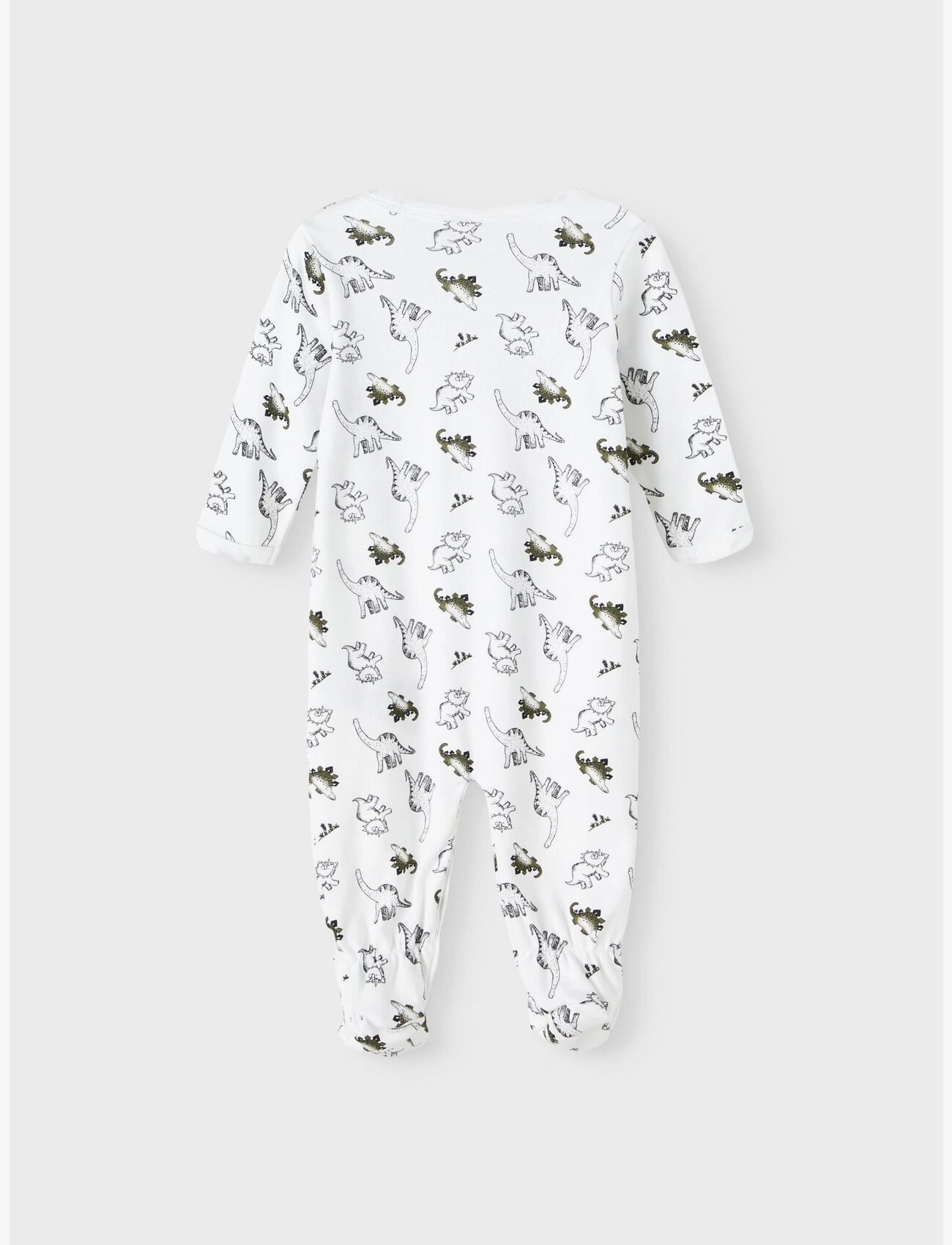 name it - NBMNIGHTSUIT W/F DINO NOOS - bright white - 1