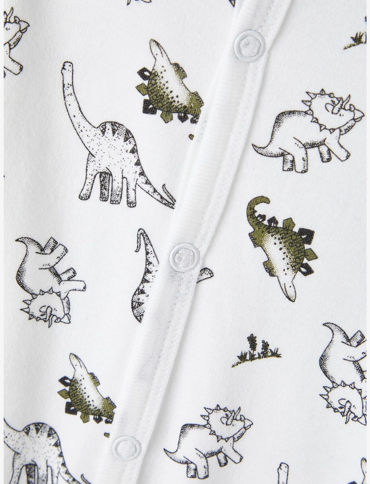 name it - NBMNIGHTSUIT W/F DINO NOOS - bright white - 3