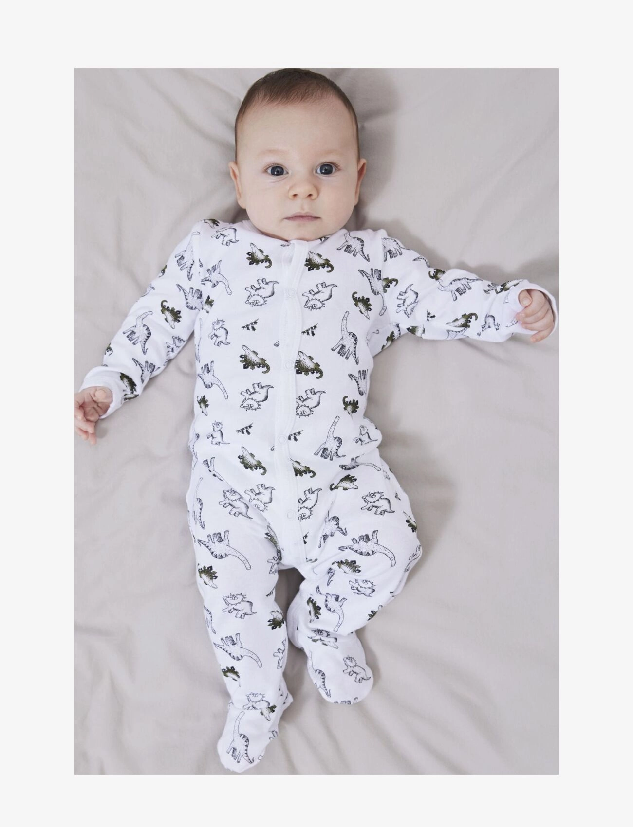 name it - NBMNIGHTSUIT W/F DINO NOOS - bright white - 4