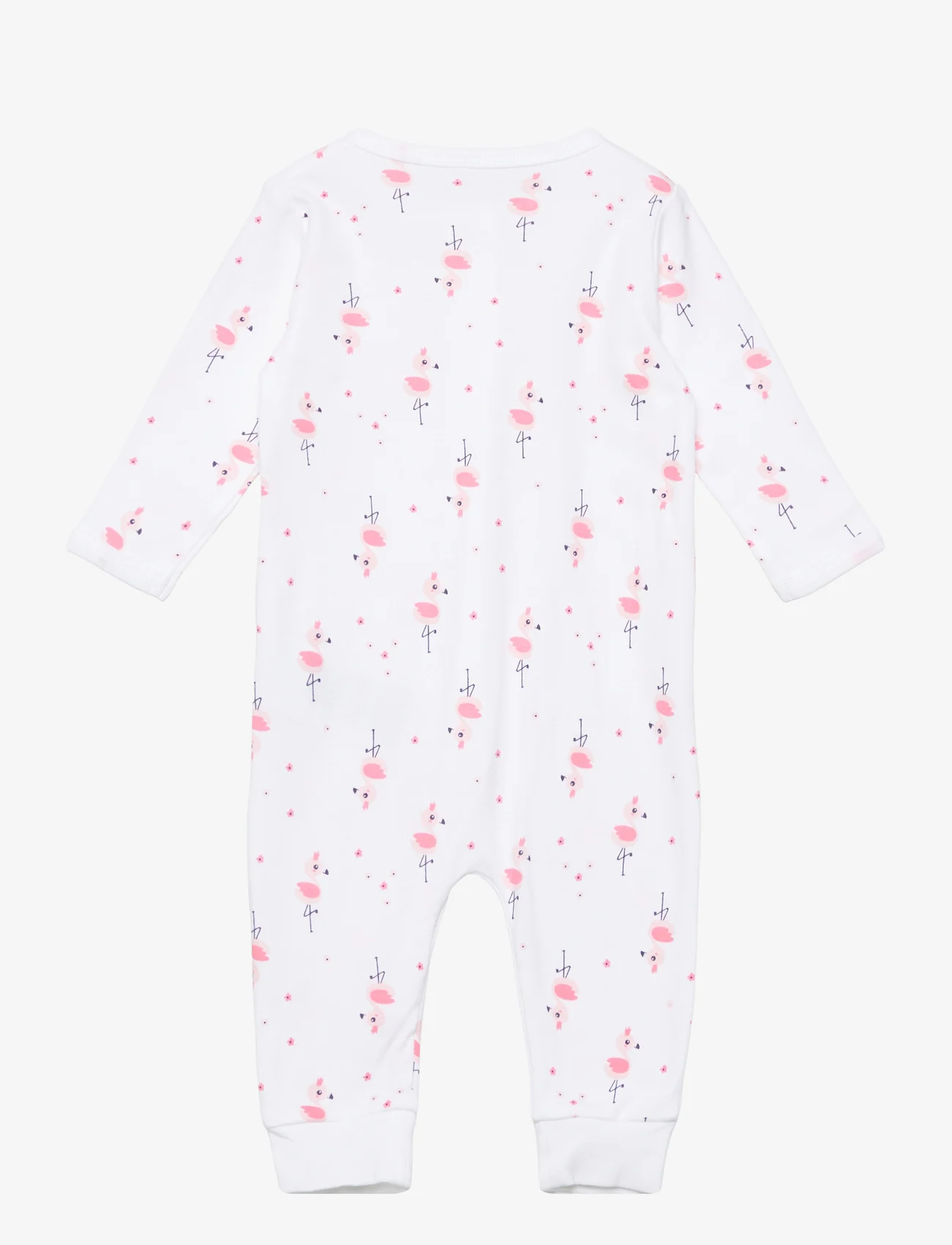 name it - NBFNIGHTSUIT ZIP FLAMINGO - sovoveraller - bright white - 1