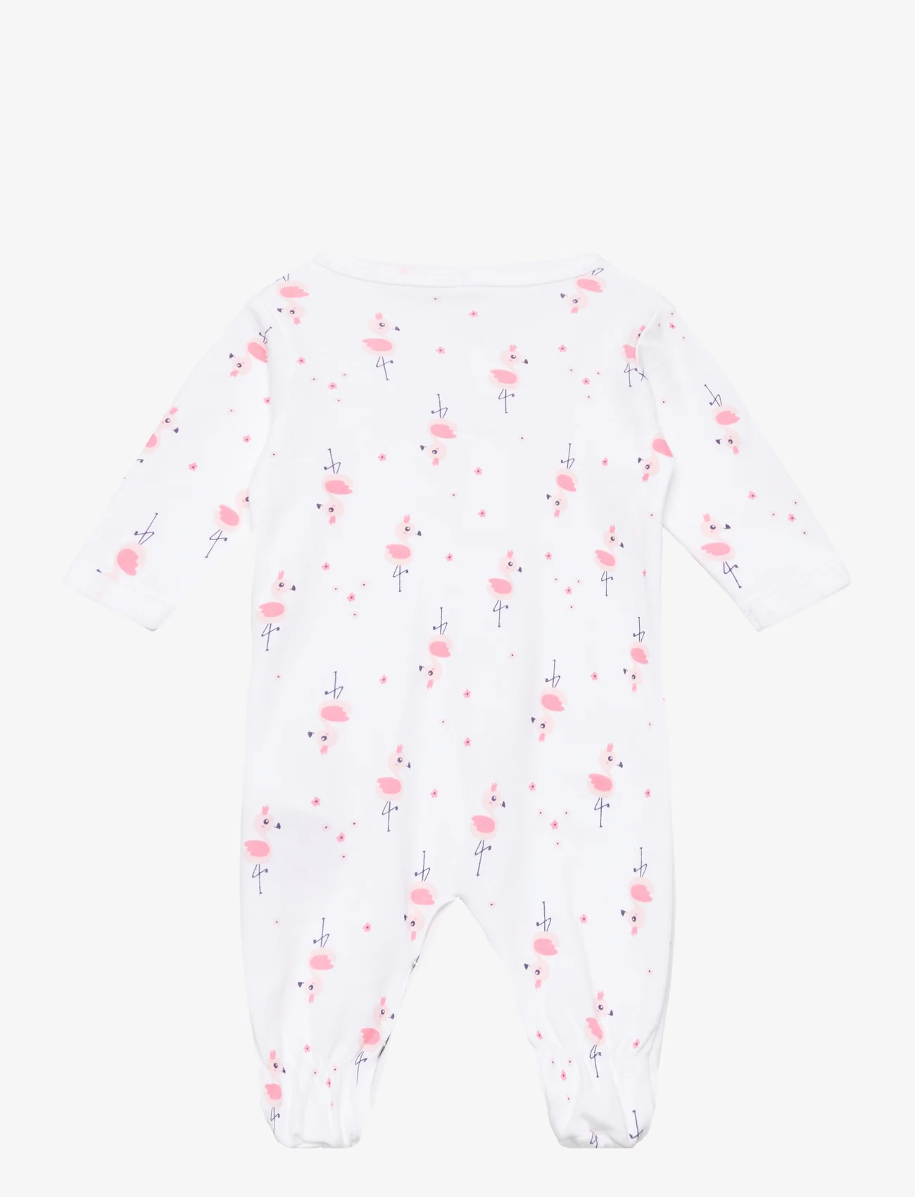 name it - NBFNIGHTSUIT W/F FLAMINGO - natdragter - bright white - 1