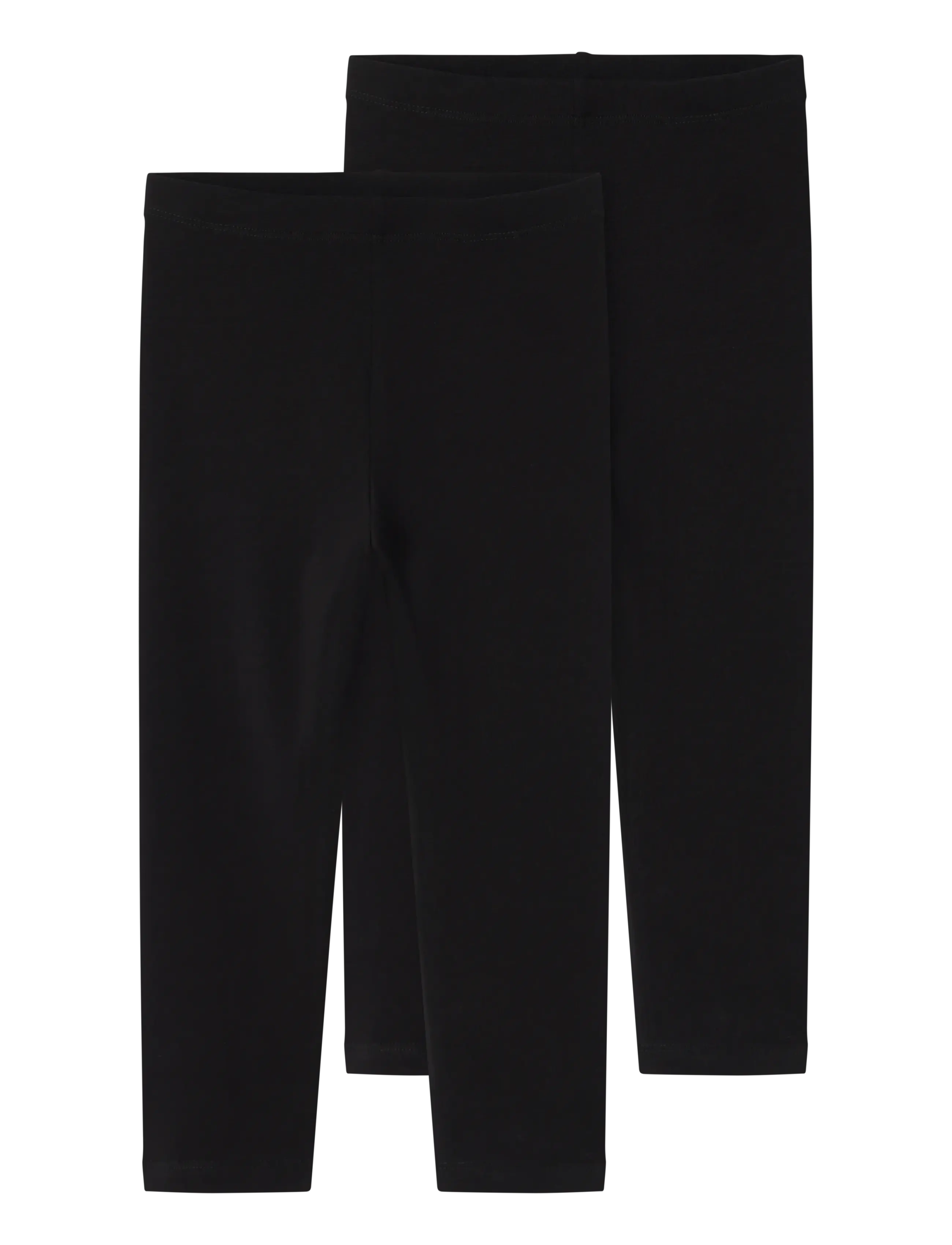 name it Nkfvivian 2P Capri Legging F Noos, Børn, Capri Leggings, Sort, Str: 158