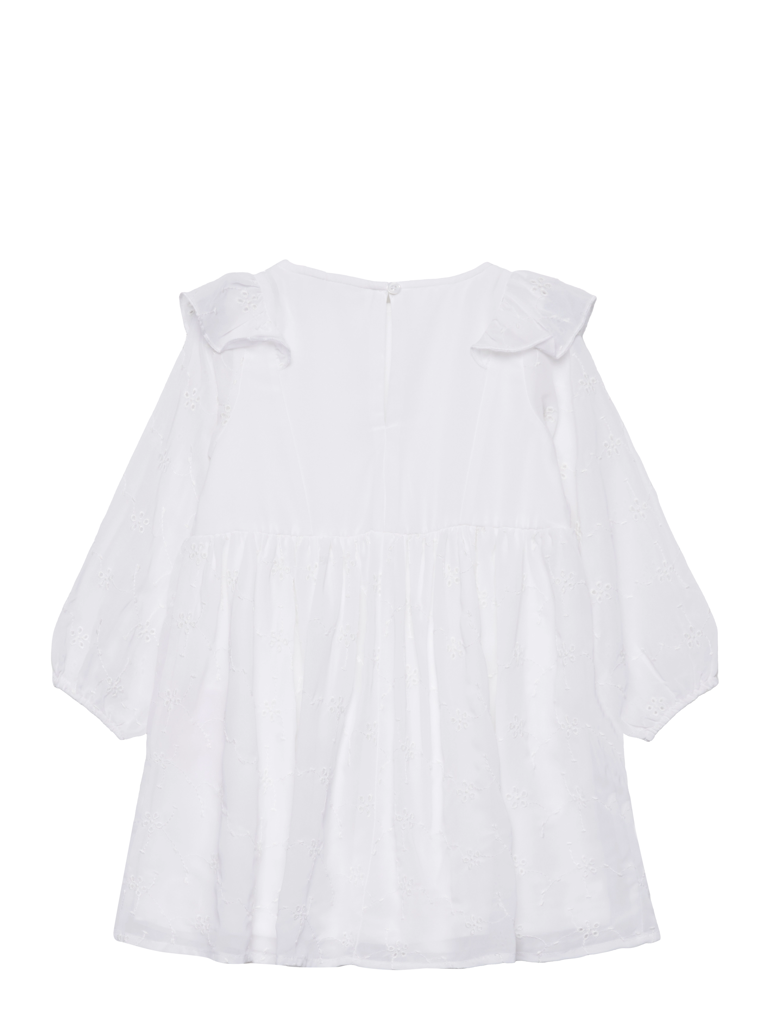 name it - NMFFORRA LS DRESS - bright white - 1