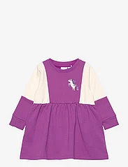 name it - NMFNILA LS SWE DRESS BRU PB - laisvalaikio suknelės ilgomis rankovėmis - hyacinth violet - 0