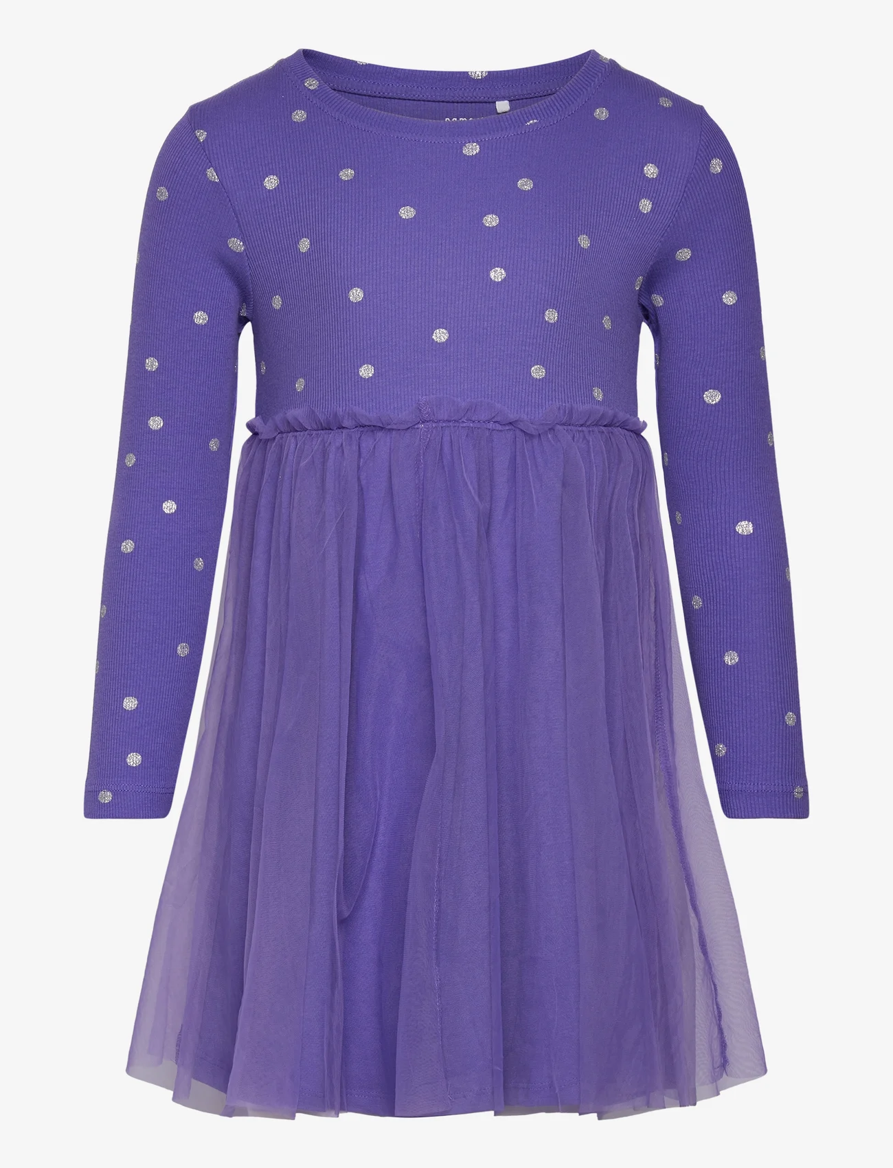 name it - NMFOFELIA LS DRESS PB - pikkade varrukatega vabaaja kleidid - purple opulence - 0