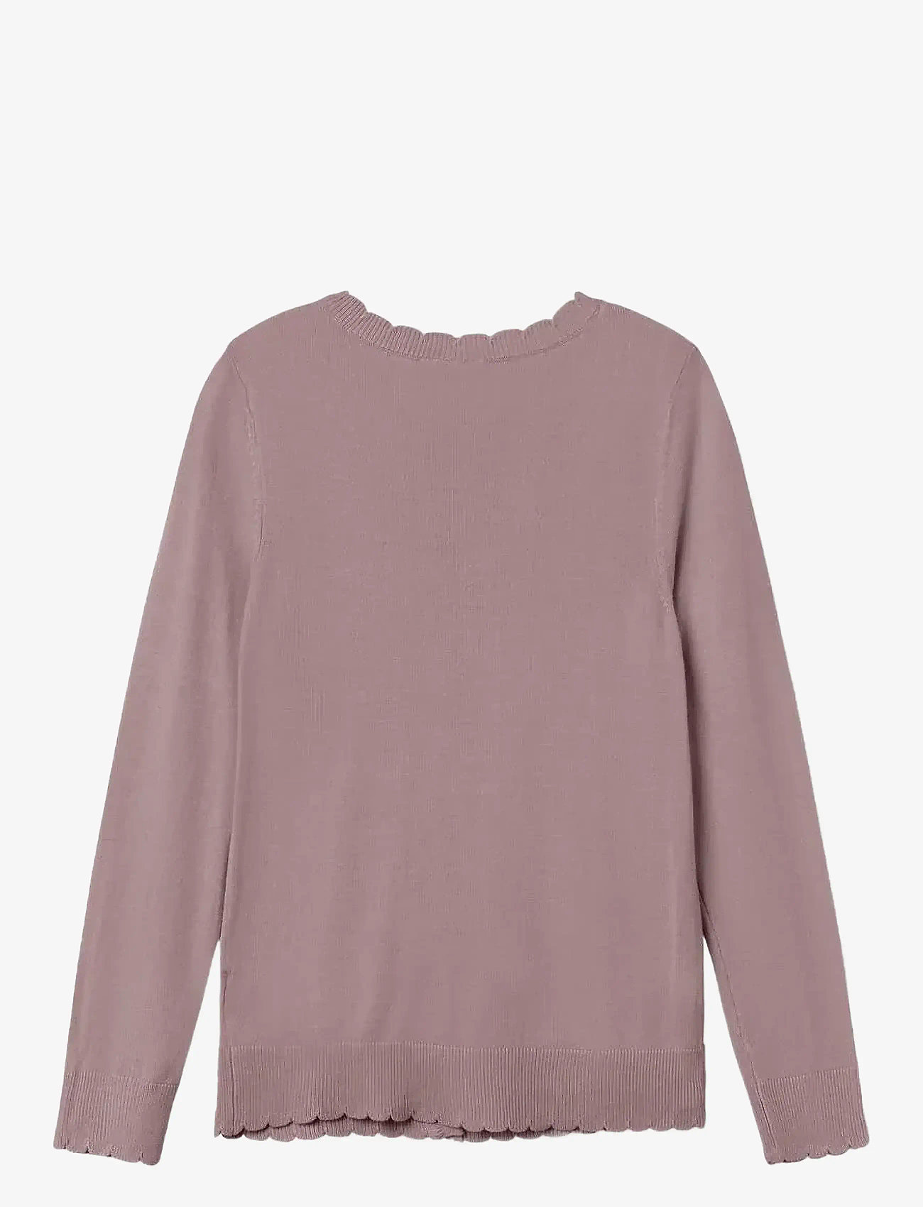 name it - NKFVAMONE LS KNIT CARD K NOOS - kardiganid - deauville mauve - 1