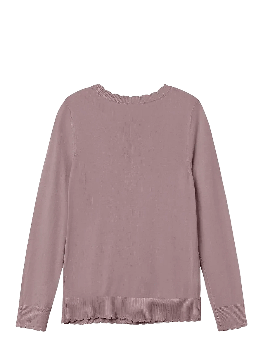 name it - NKFVAMONE LS KNIT CARD K NOOS - cardigans - deauville mauve - 1