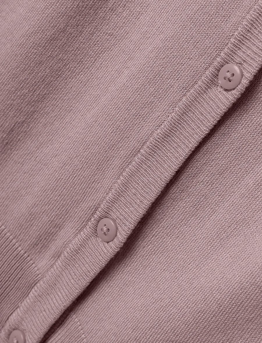 name it - NKFVAMONE LS KNIT CARD K NOOS - cardigans - deauville mauve - 2