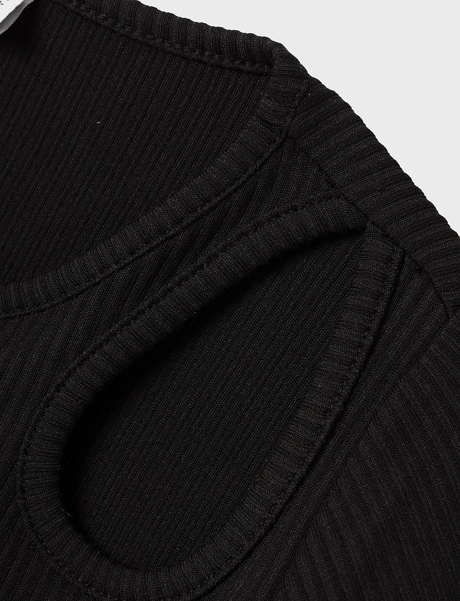 name it - NKFNINNIE LS SHORT TOP NOOS - black - 2