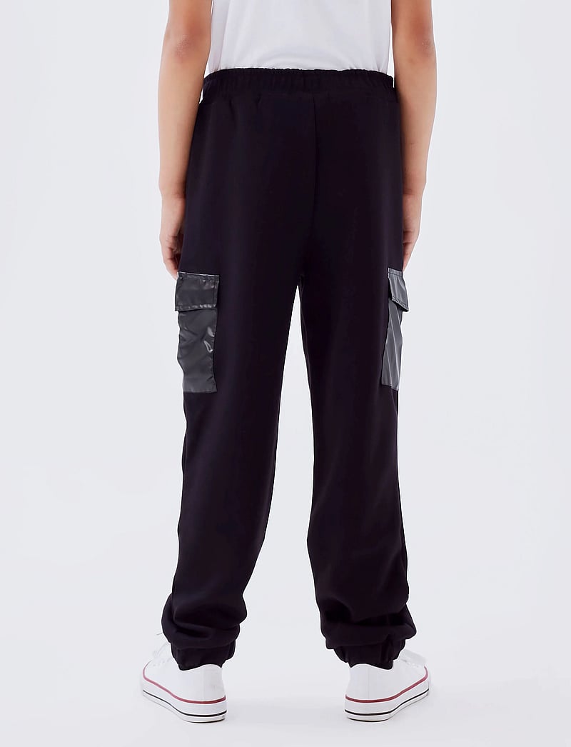 name it - NKFLELIA PANT UNB NOOS - jogginghosen - black - 4