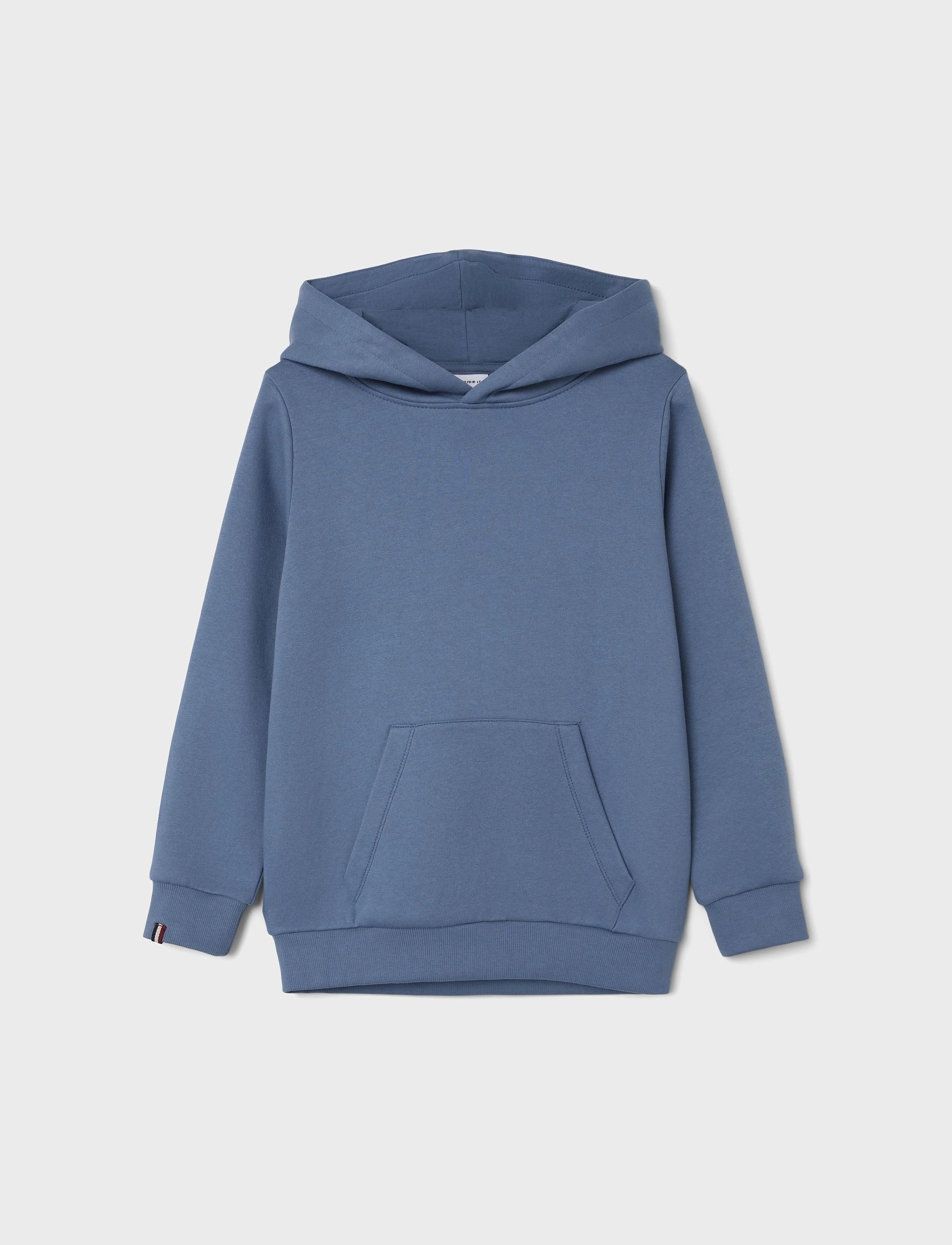 name it - NKMMALIC LS SWEAT WH BRU NOOS - bluefin - 2